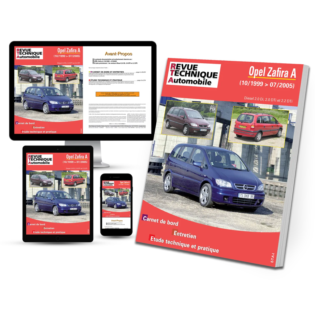 Opel Zafira I (1999 - 2005) - Revue Technique
