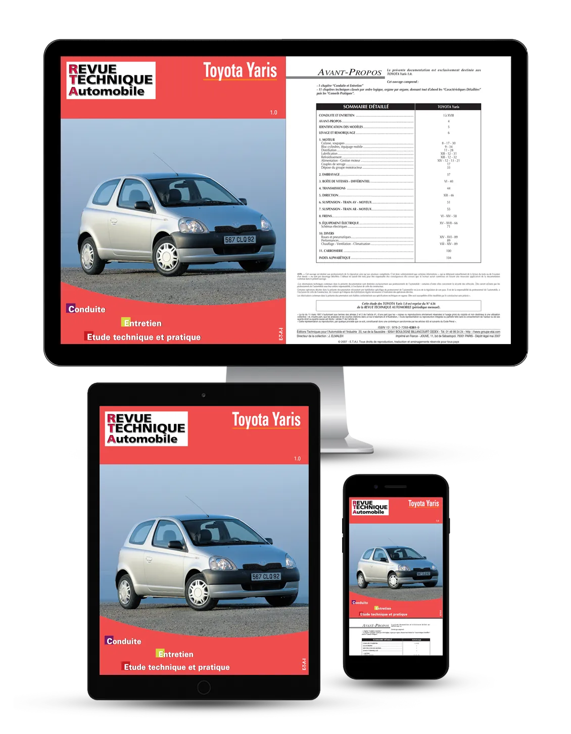 Toyota Yaris I phase 1 (1999 - 2003) - Revue Technique