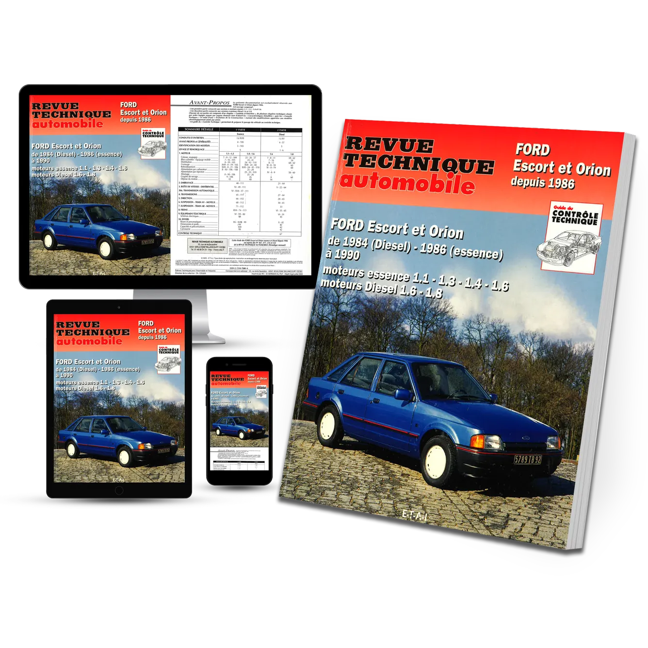 Ford Escort III (1986 - 1990) - Revue Technique