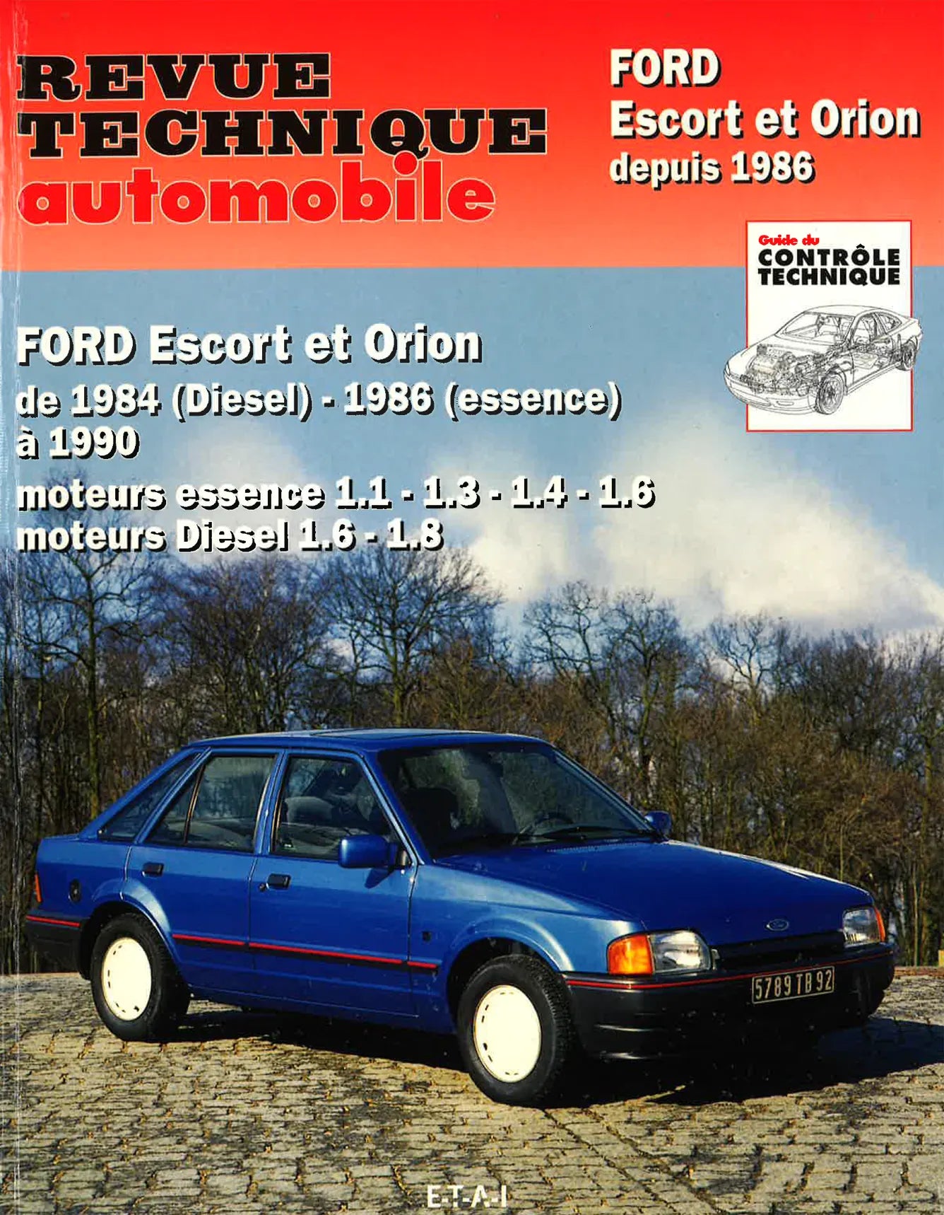 Ford Escort III (1986 - 1990) - Revue Technique