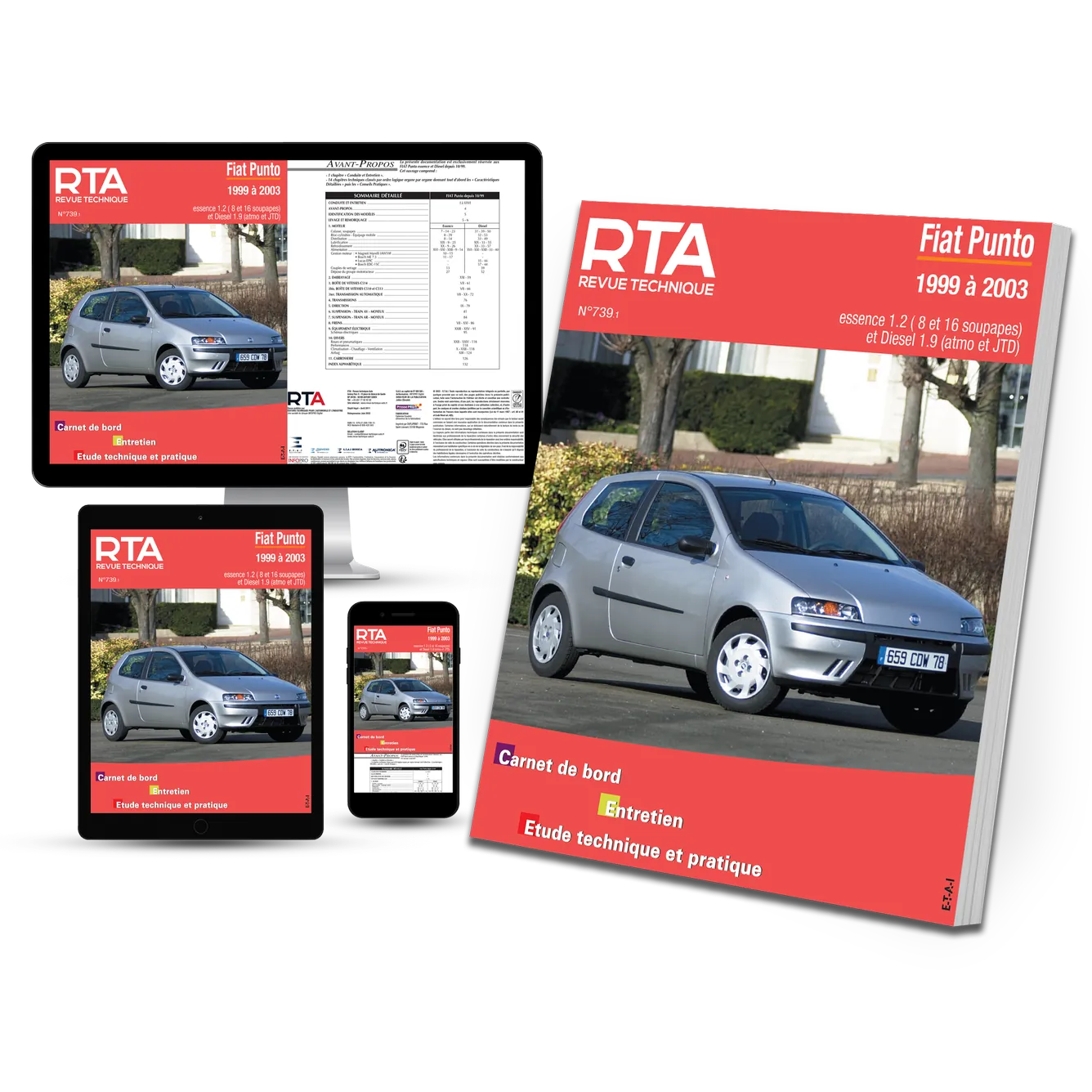Fiat Punto II phase 1 (1999 - 2003) - Revue Technique