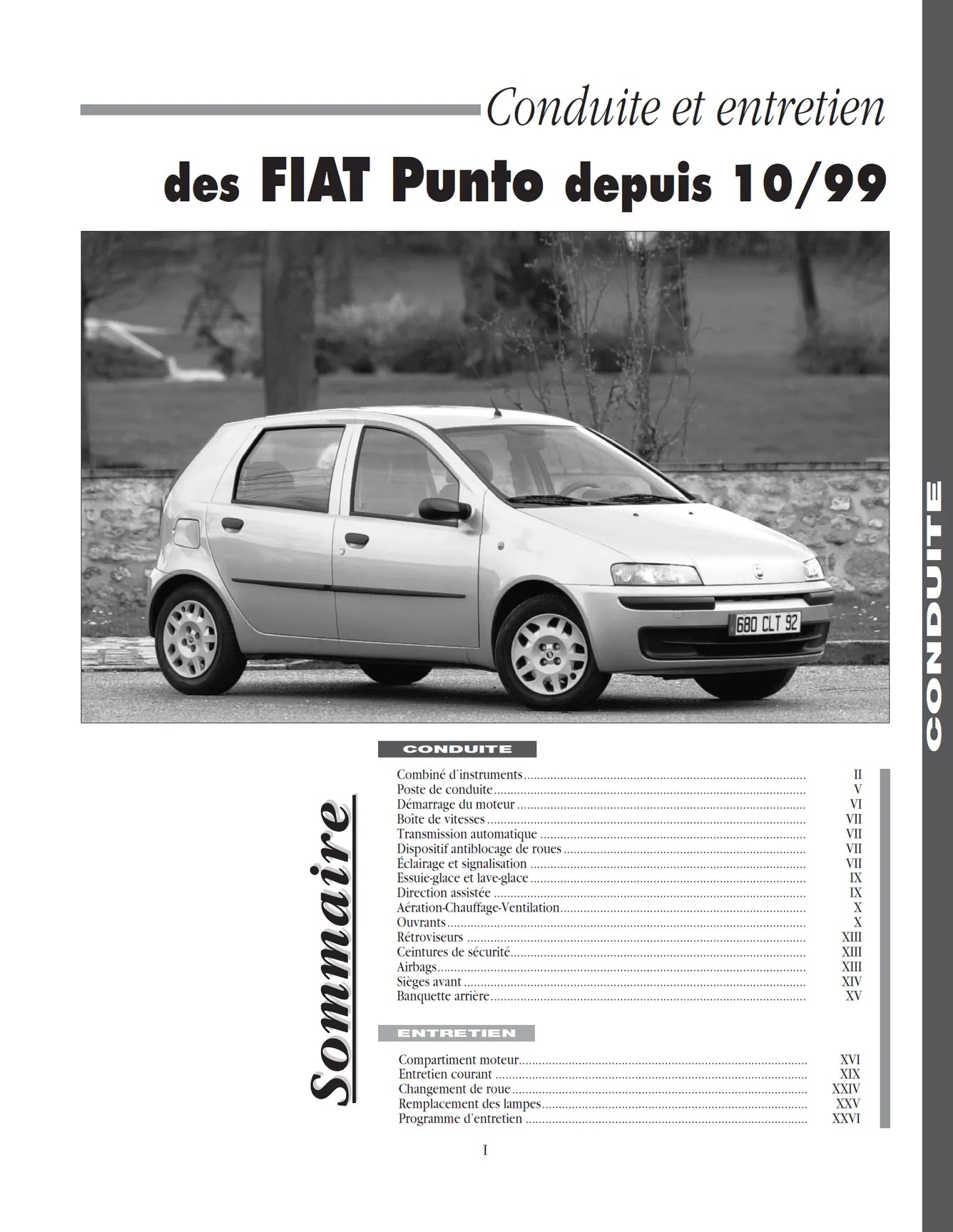 Fiat Punto II phase 1 (1999 - 2003) - Revue Technique