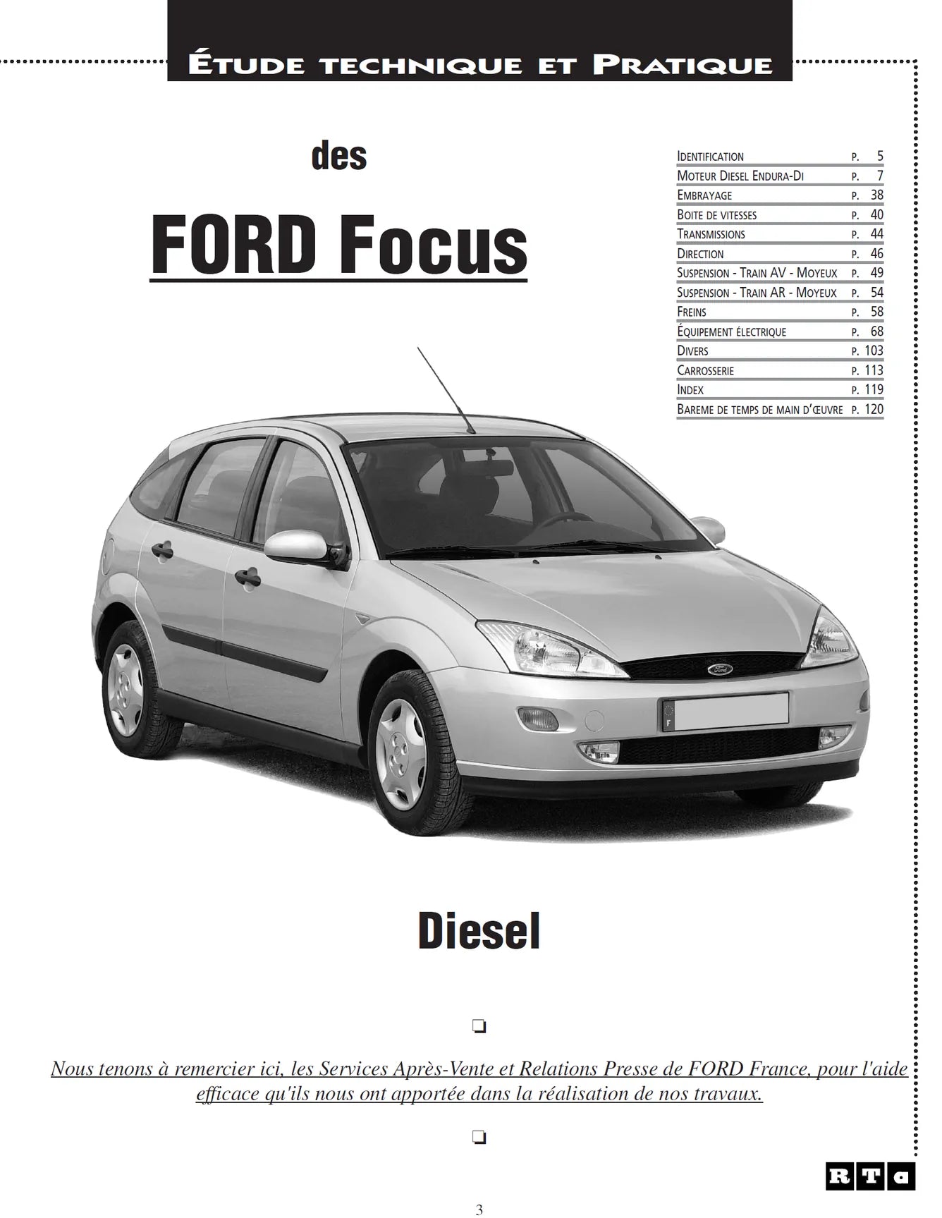 Ford Focus I (1998 - 2004) - Revue Technique