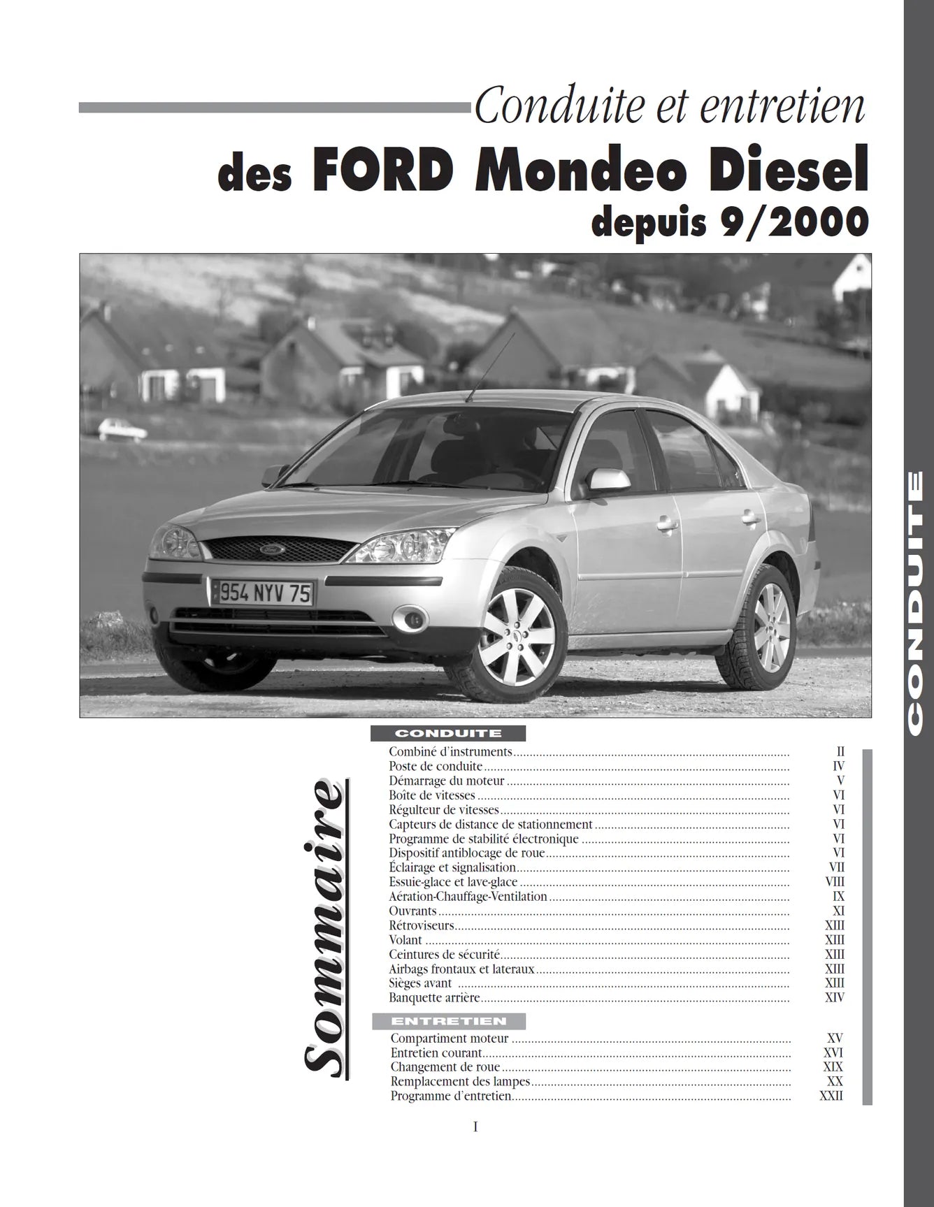 Ford Mondeo II (2000 - 2005) - Revue Technique