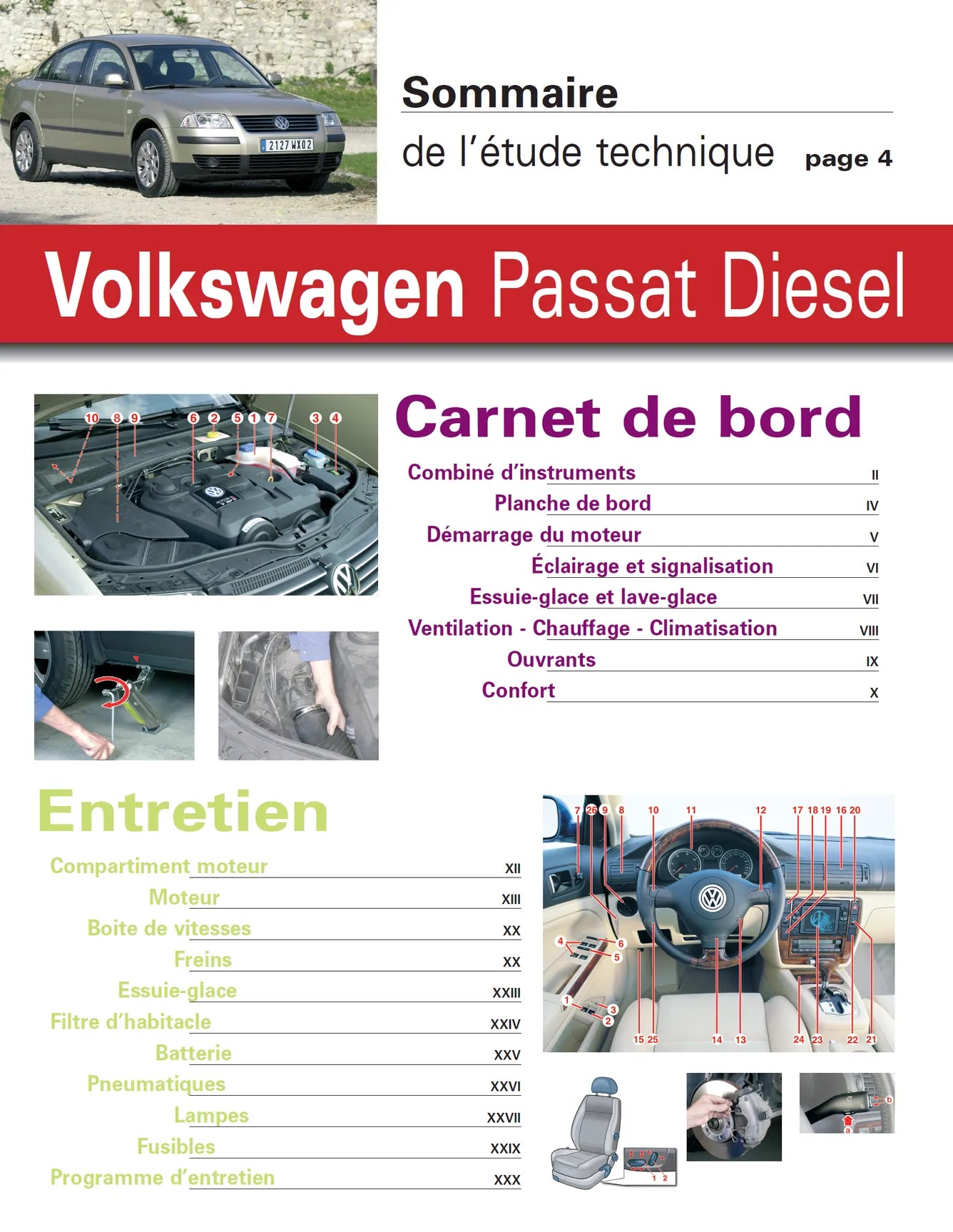 Volkswagen Passat IV phase 2 (2000 - 2005) - Revue Technique