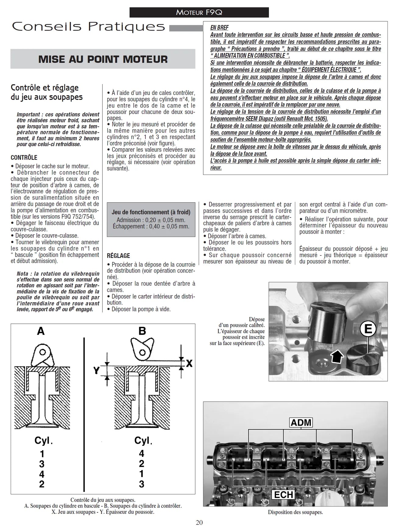 Renault Laguna II phase 1 (2000 - 2005) - Revue Technique