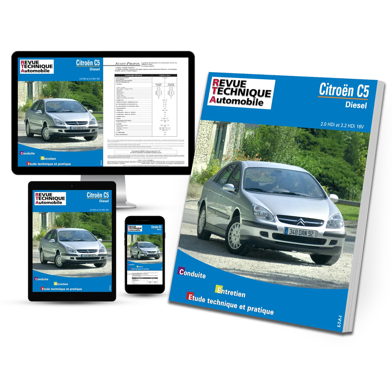 Citroën C5 I phase 1 (2001 - 2004) - Revue Technique