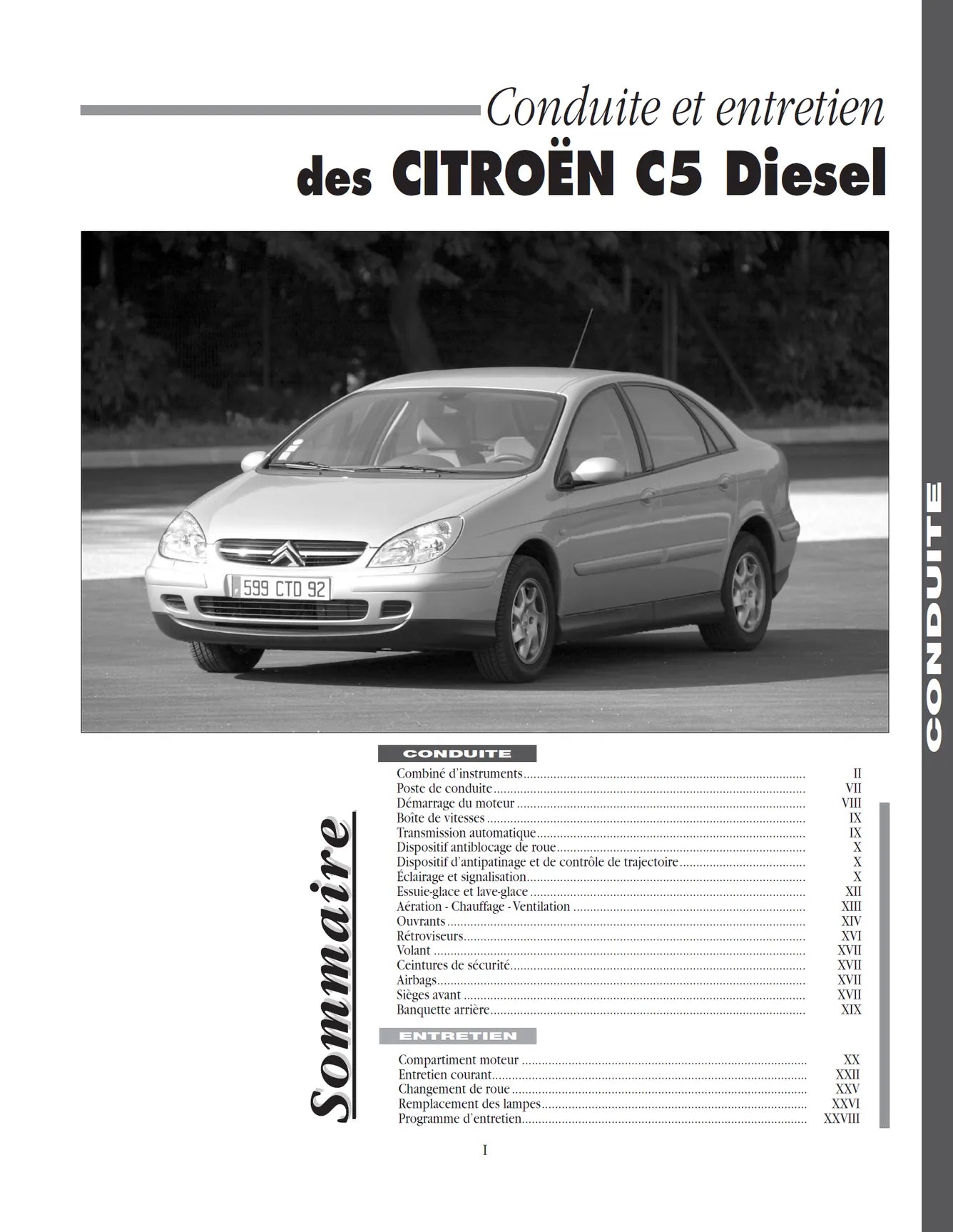 Citroën C5 I phase 1 (2001 - 2004) - Revue Technique
