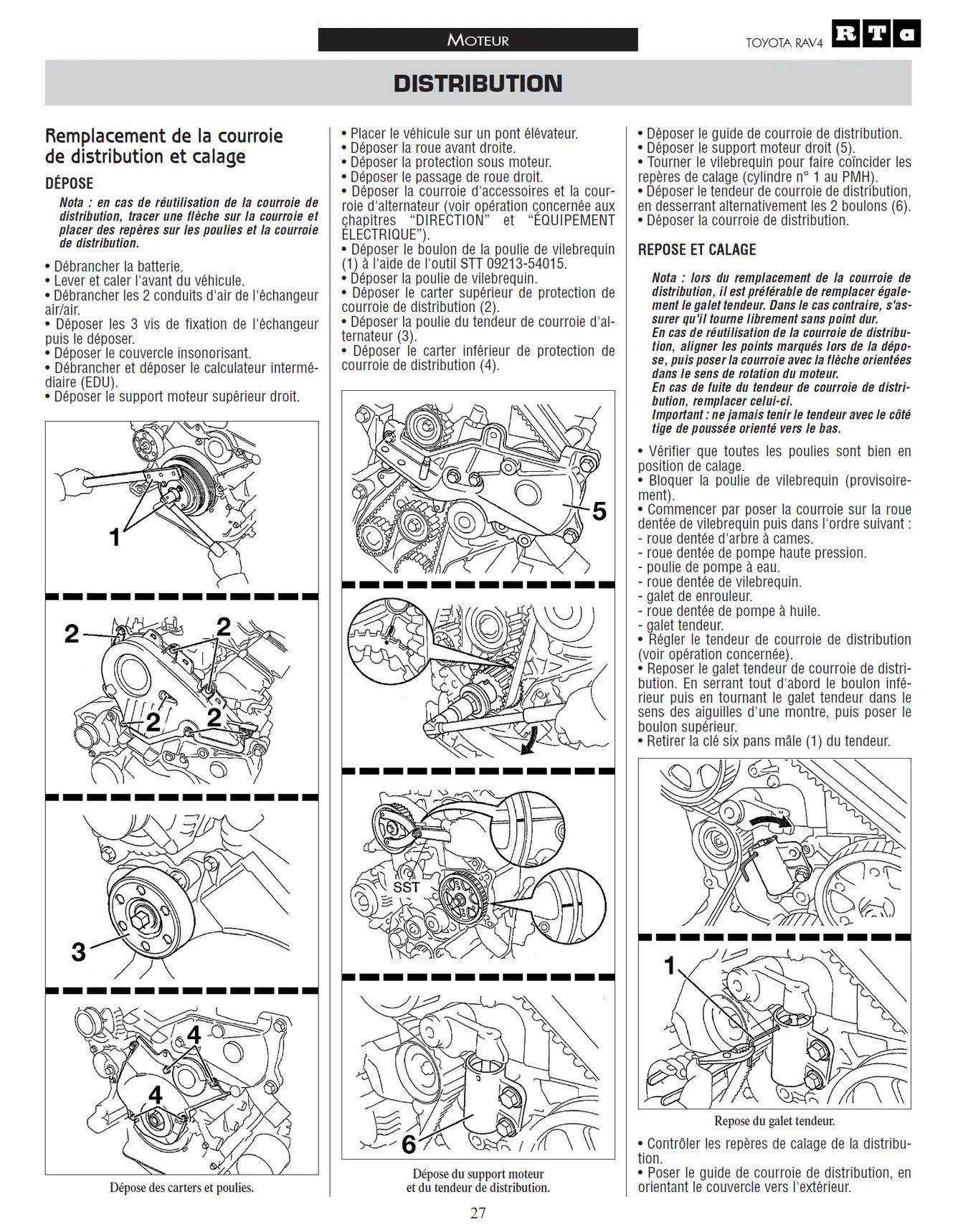 Toyota RAV4 II phase 1 (2000 - 2003) - Revue Technique