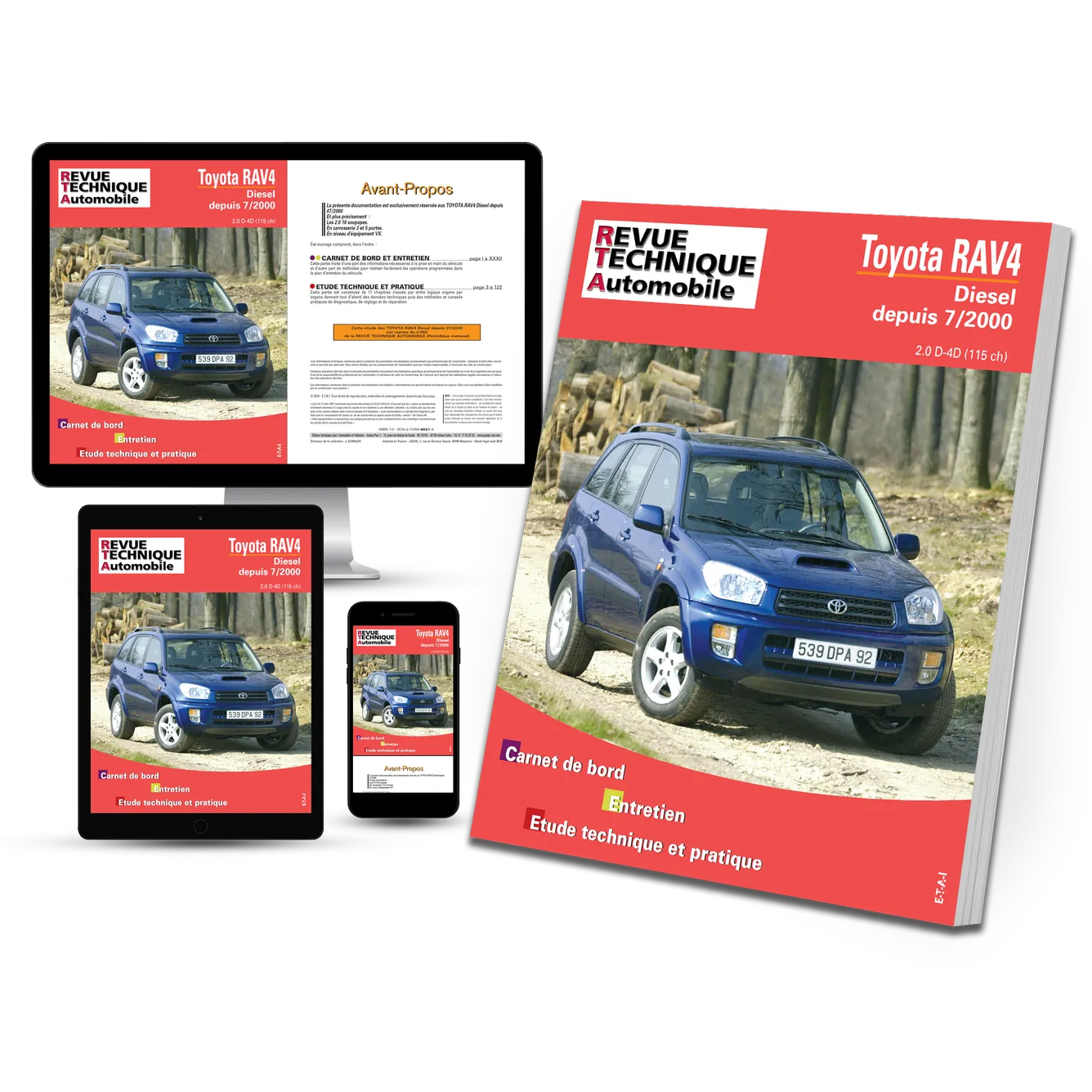 Toyota RAV4 II phase 1 (2000 - 2003) - Revue Technique