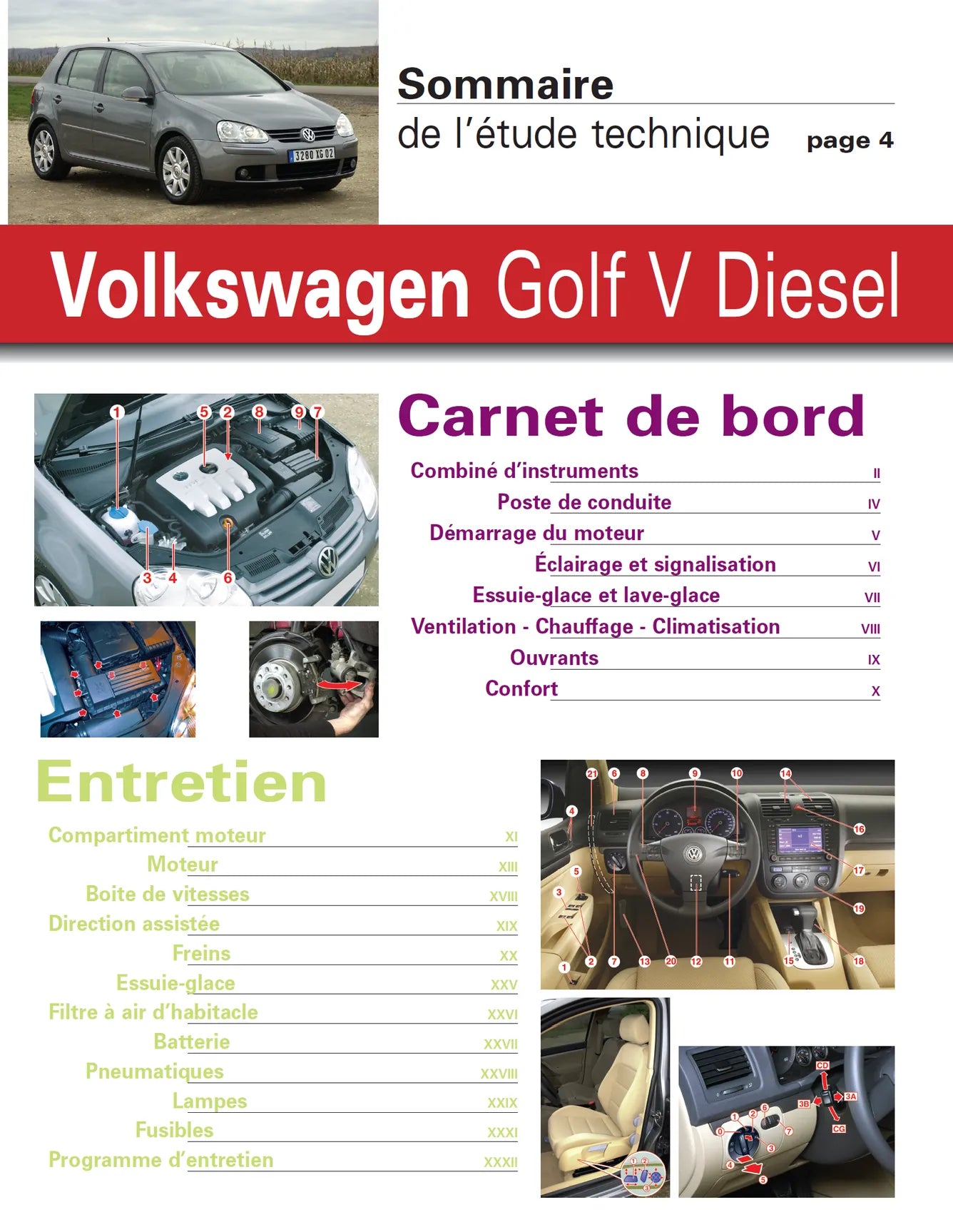 Volkswagen Golf V (2003 - 2008) 1.9 et 2.0 TDi - Revue Technique