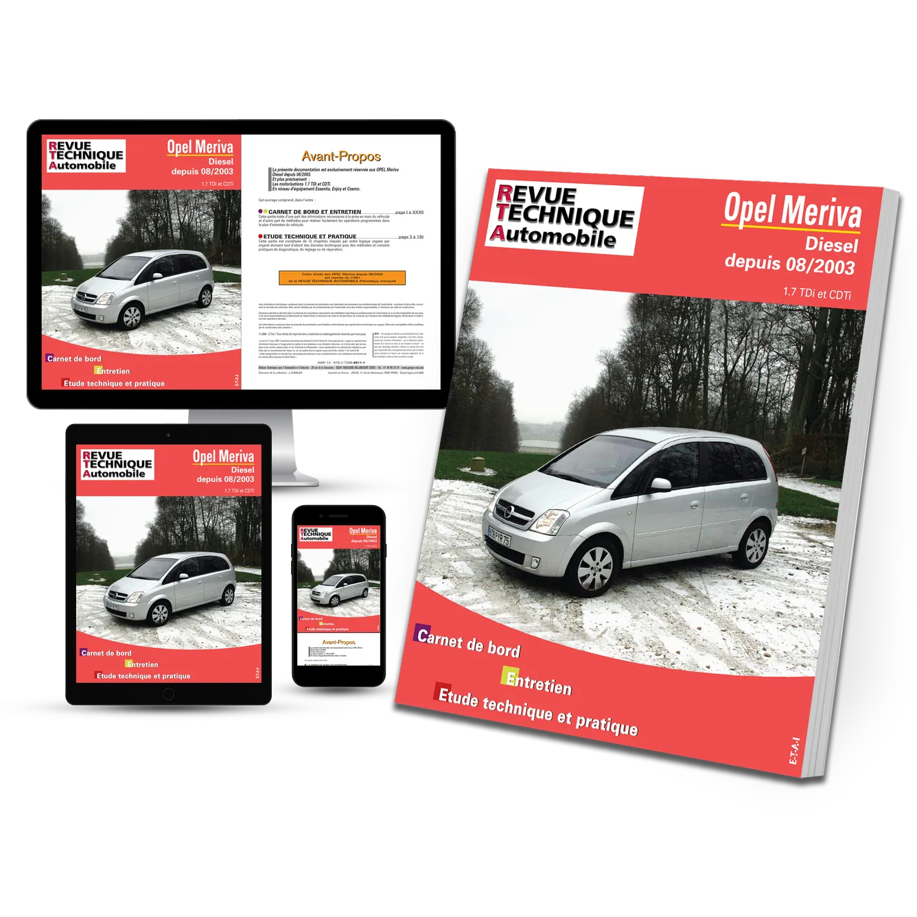 Opel Meriva I (2003 - 2005) - Revue Technique