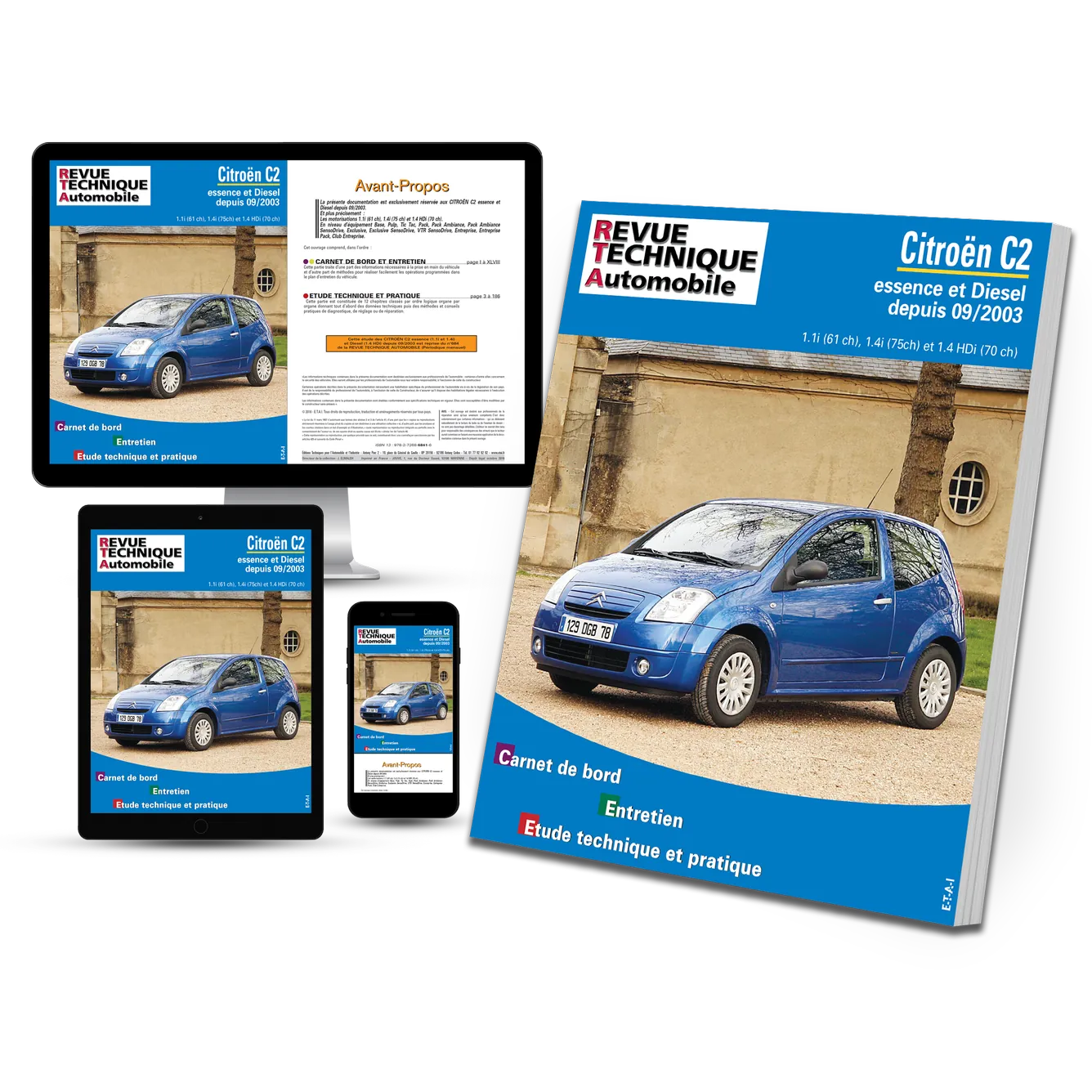 Citroën C2 phase 1 (2003 - 2008) - Revue Technique