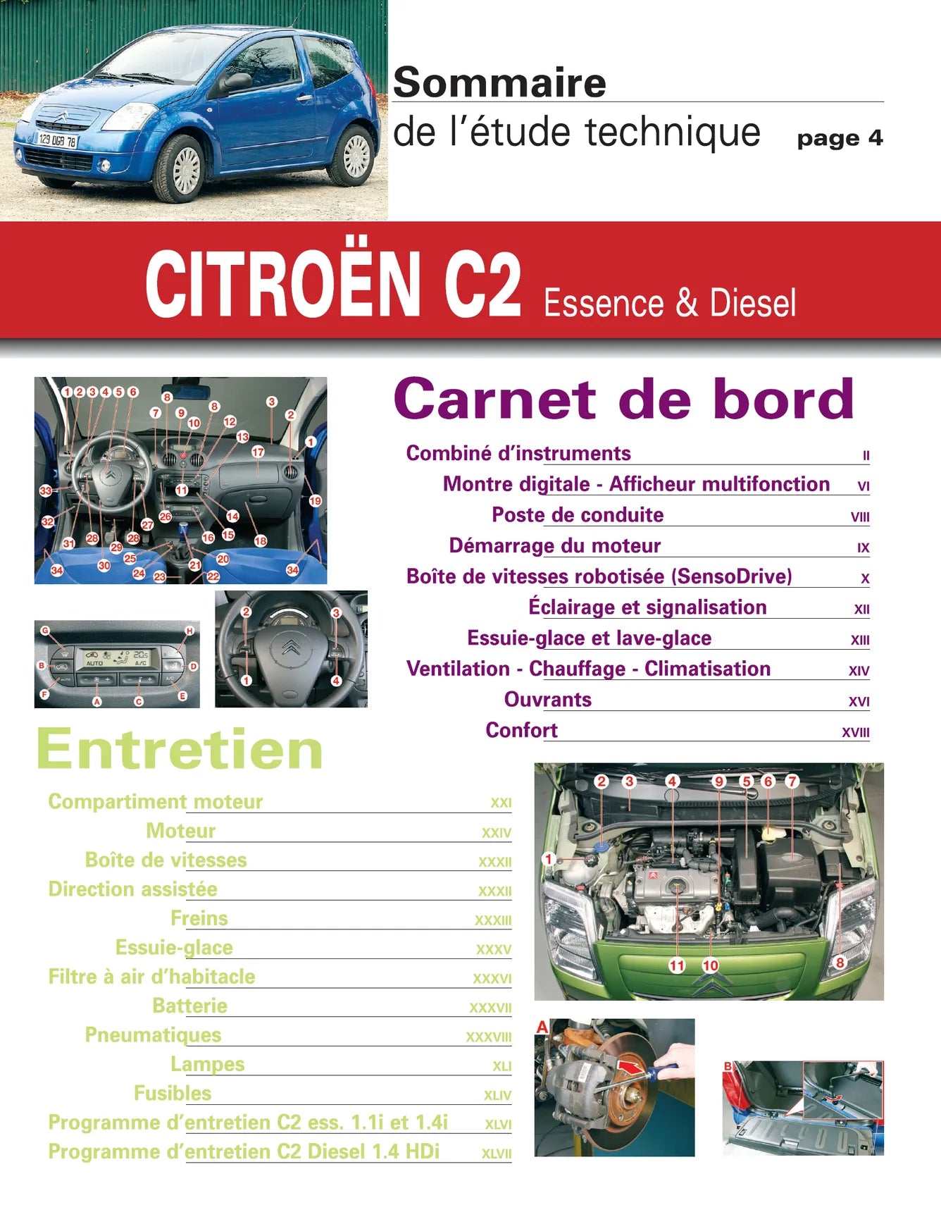 Citroën C2 phase 1 (2003 - 2008) - Revue Technique