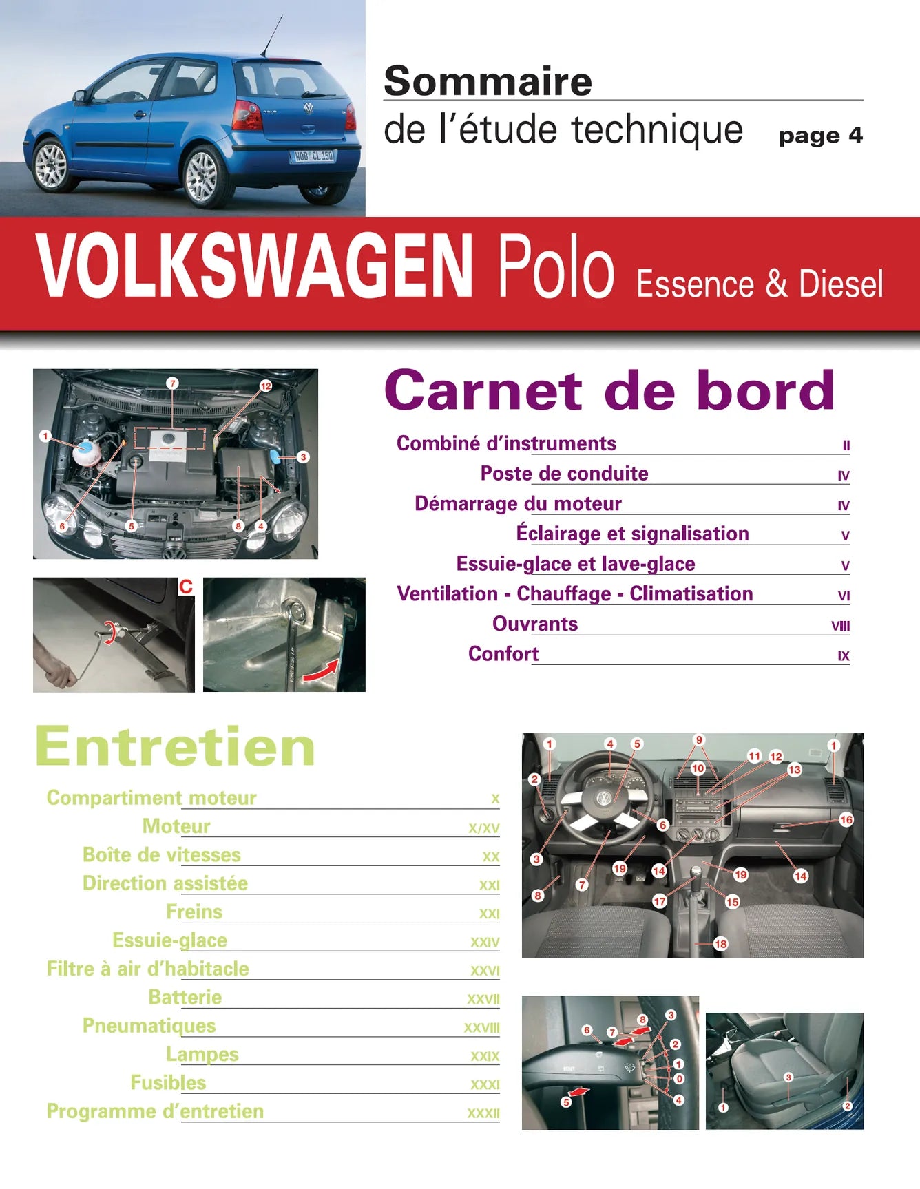 Volkswagen Polo IV phase 1 (2002 - 2005) - Revue Technique