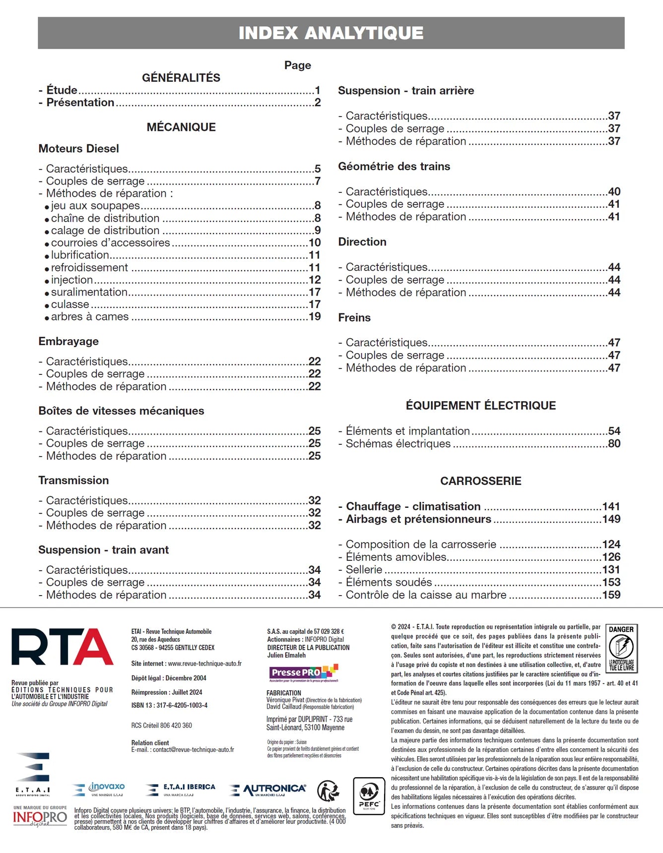 Mercedes-Benz Vito I (1996 - 2003) - Revue Technique