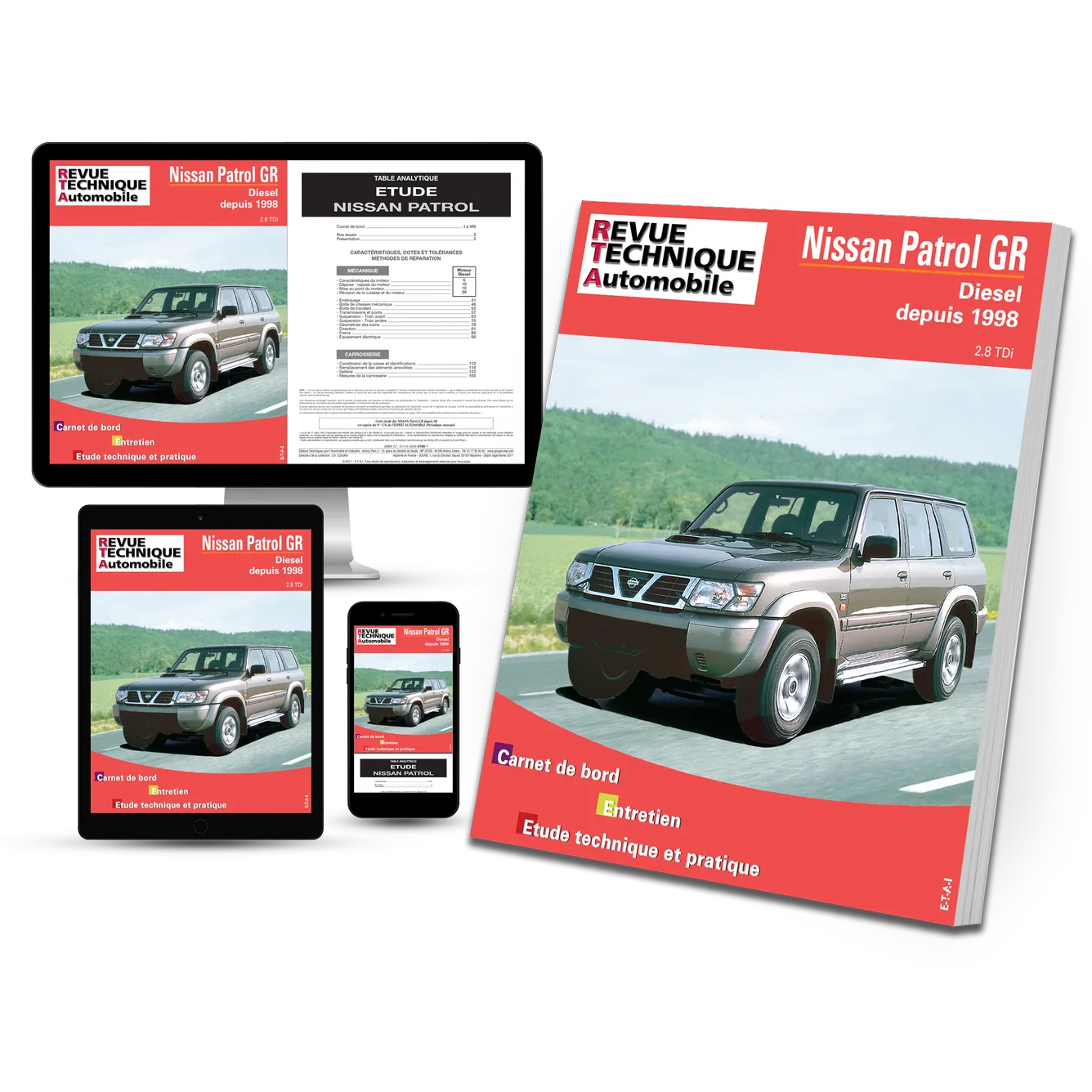 Nissan Patrol GR II phase 1 (1998 - 2001) - Revue Technique