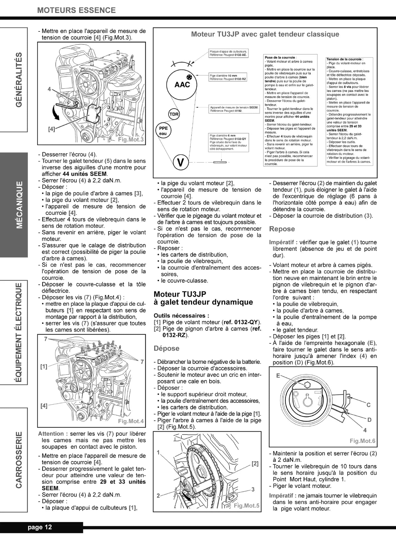 Peugeot 307 phase 1 (2001 - 2005) essence et diesel - Revue Technique