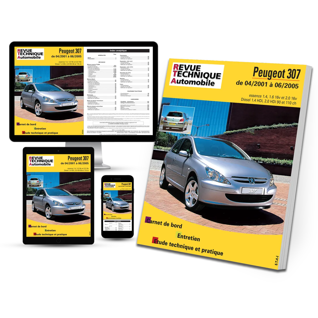 Peugeot 307 phase 1 (2001 - 2005) essence et diesel - Revue Technique