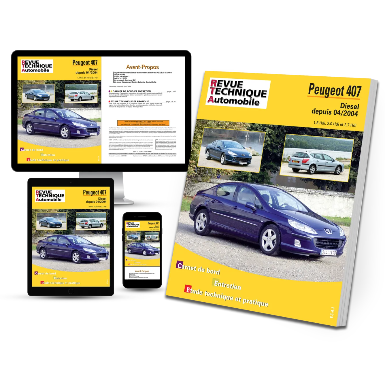 Peugeot 407 (2004 - 2011) - Revue Technique