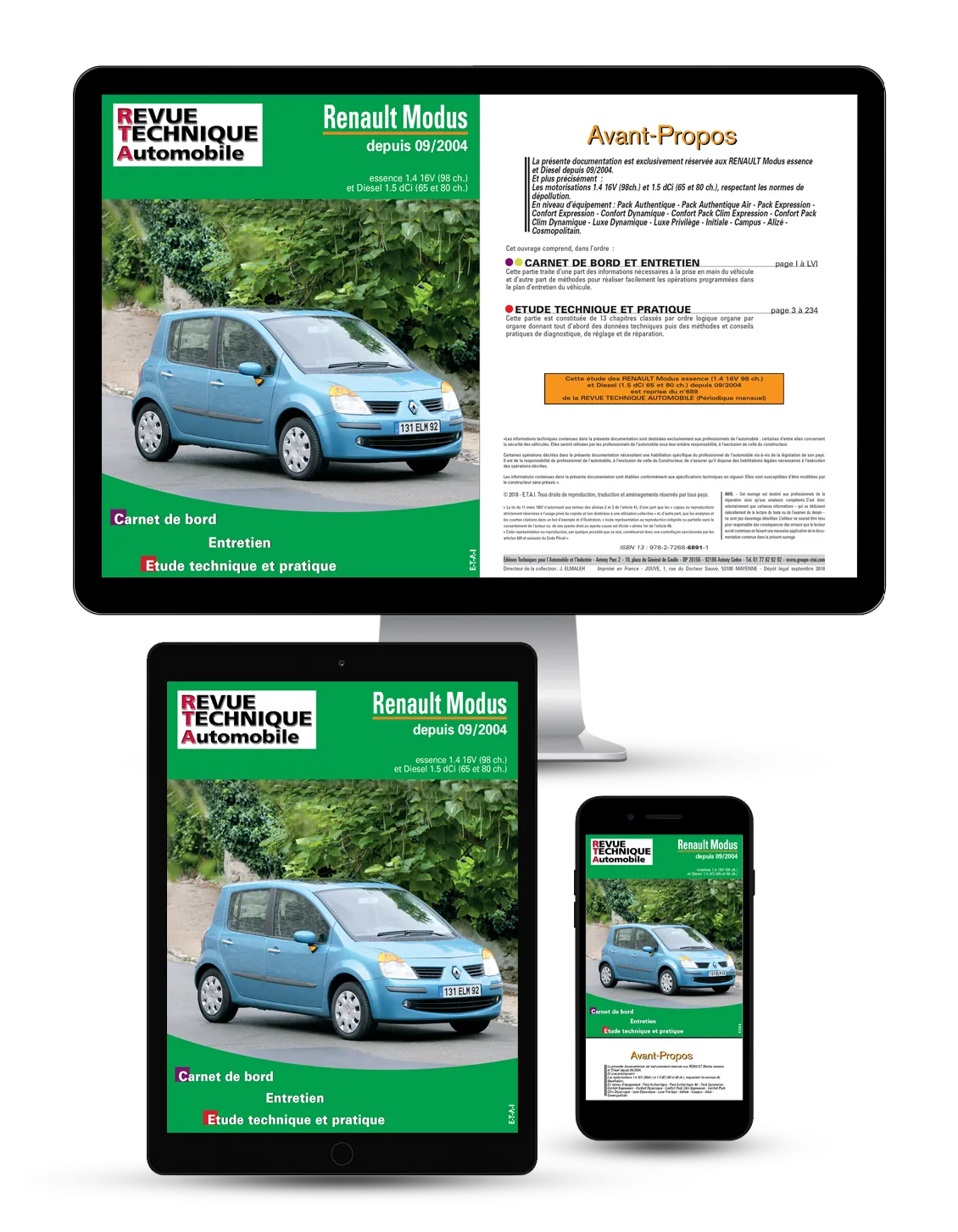 Renault Modus I (2004 - 2007) - Revue Technique