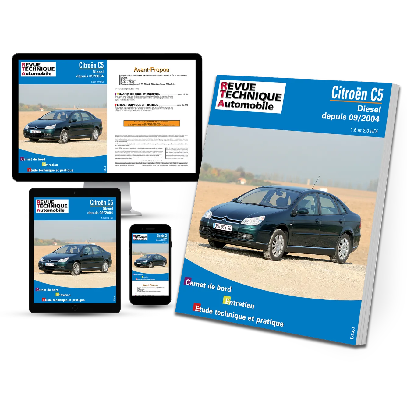 Citroën C5 I phase 2 (2004 - 2008) - Revue Technique