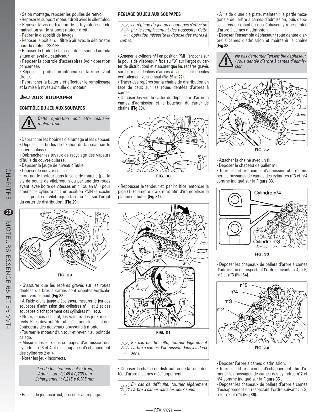 Toyota Yaris I phase 2 (2003 - 2005) - Revue Technique