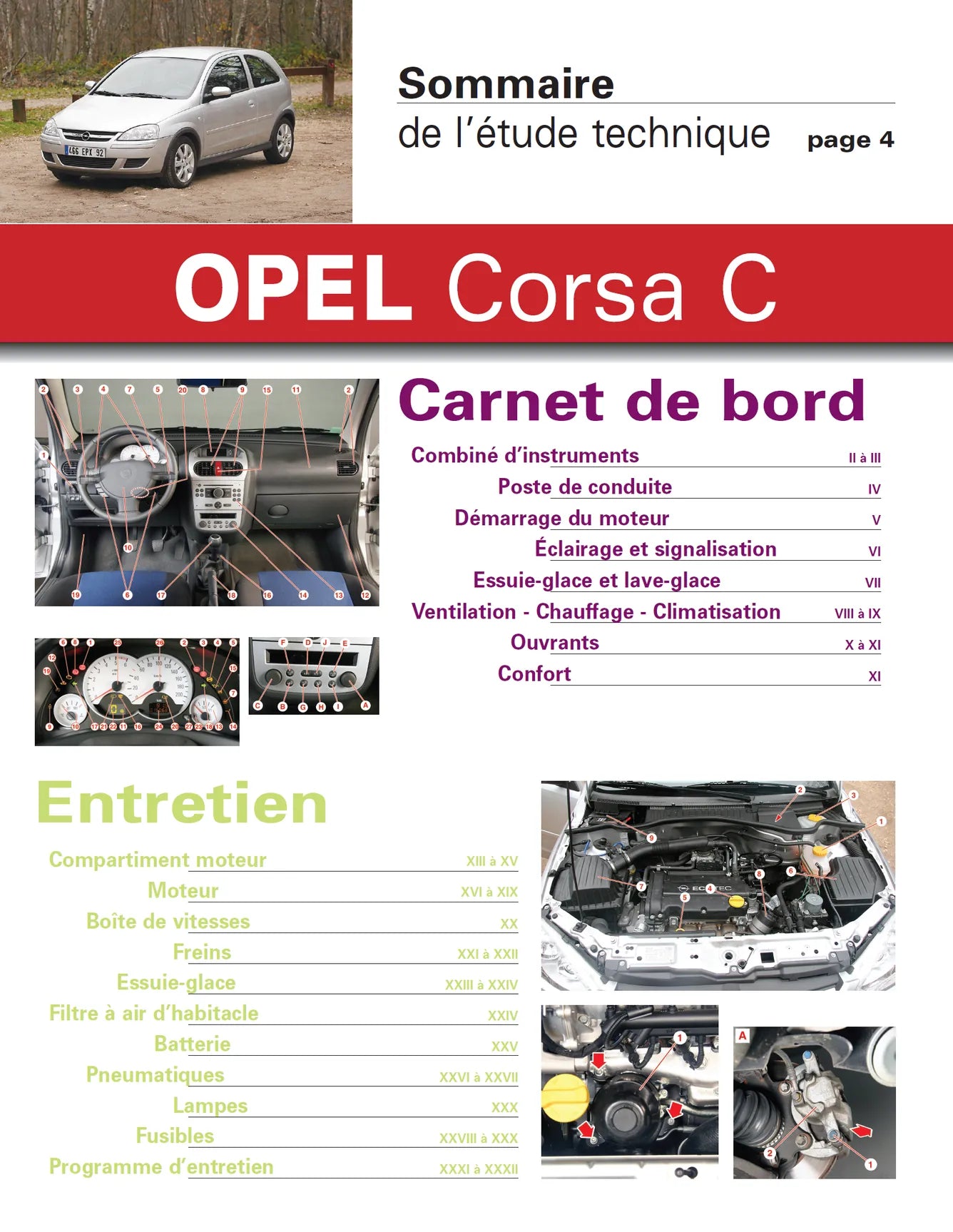 Opel Corsa III (C) phase 2 (2003 - 2006) - Revue Technique