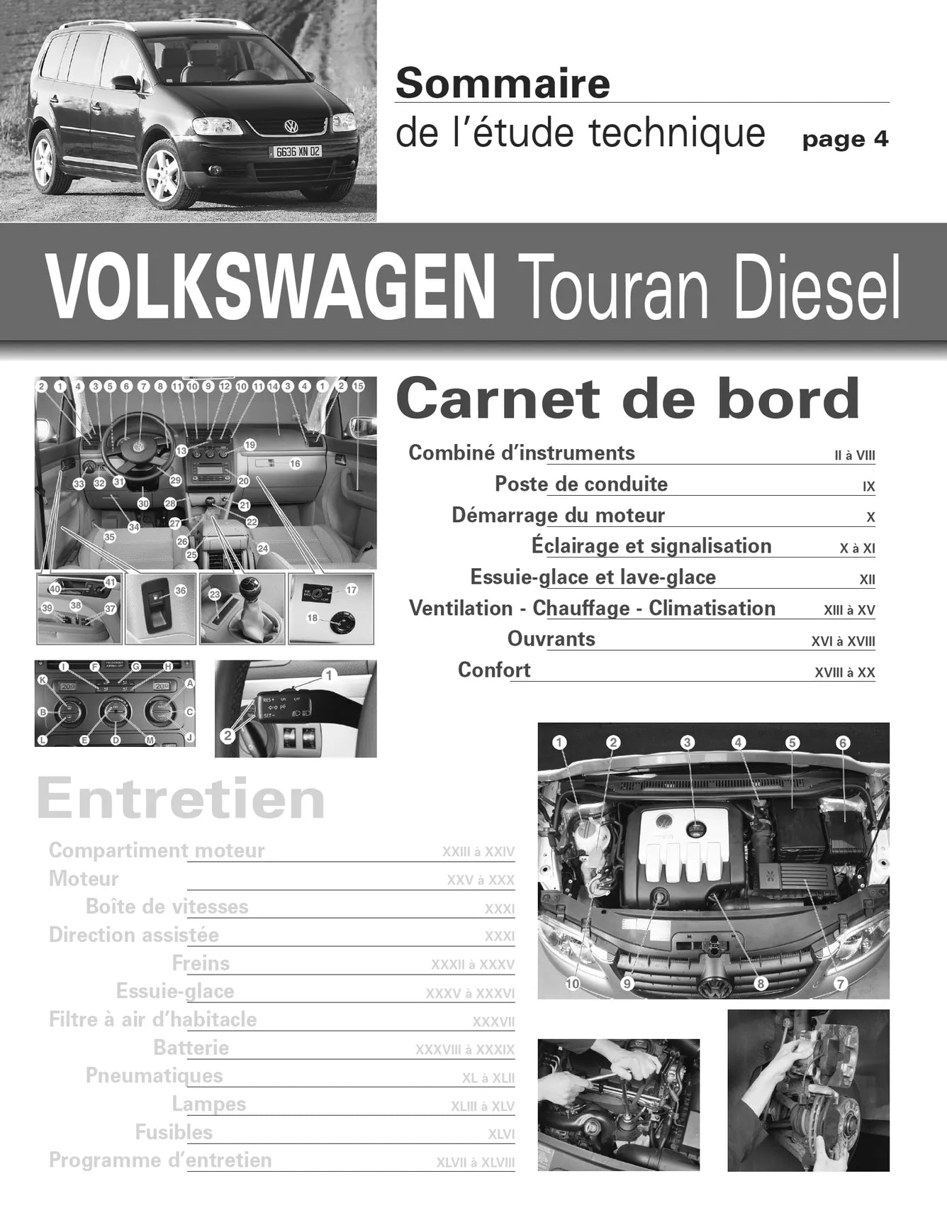 Volkswagen Touran I (2003 - 2010) - Revue Technique