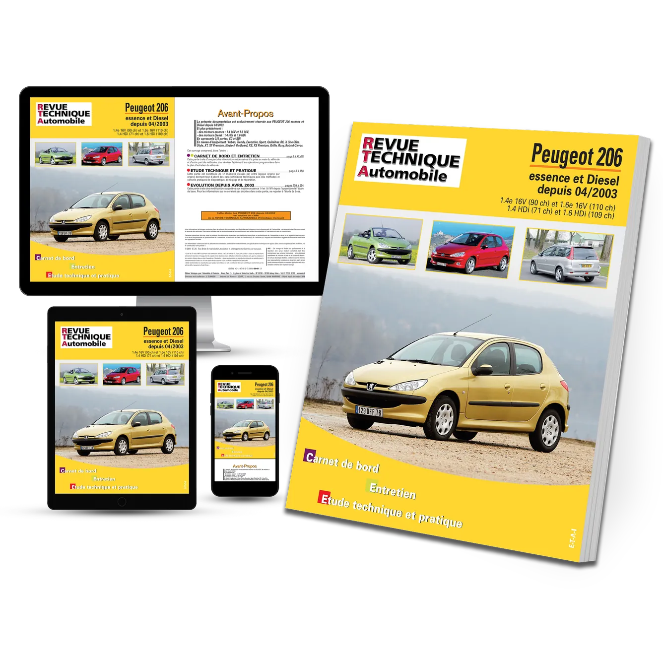 Peugeot 206 phase 2 (2003 - 2009) - Revue Technique