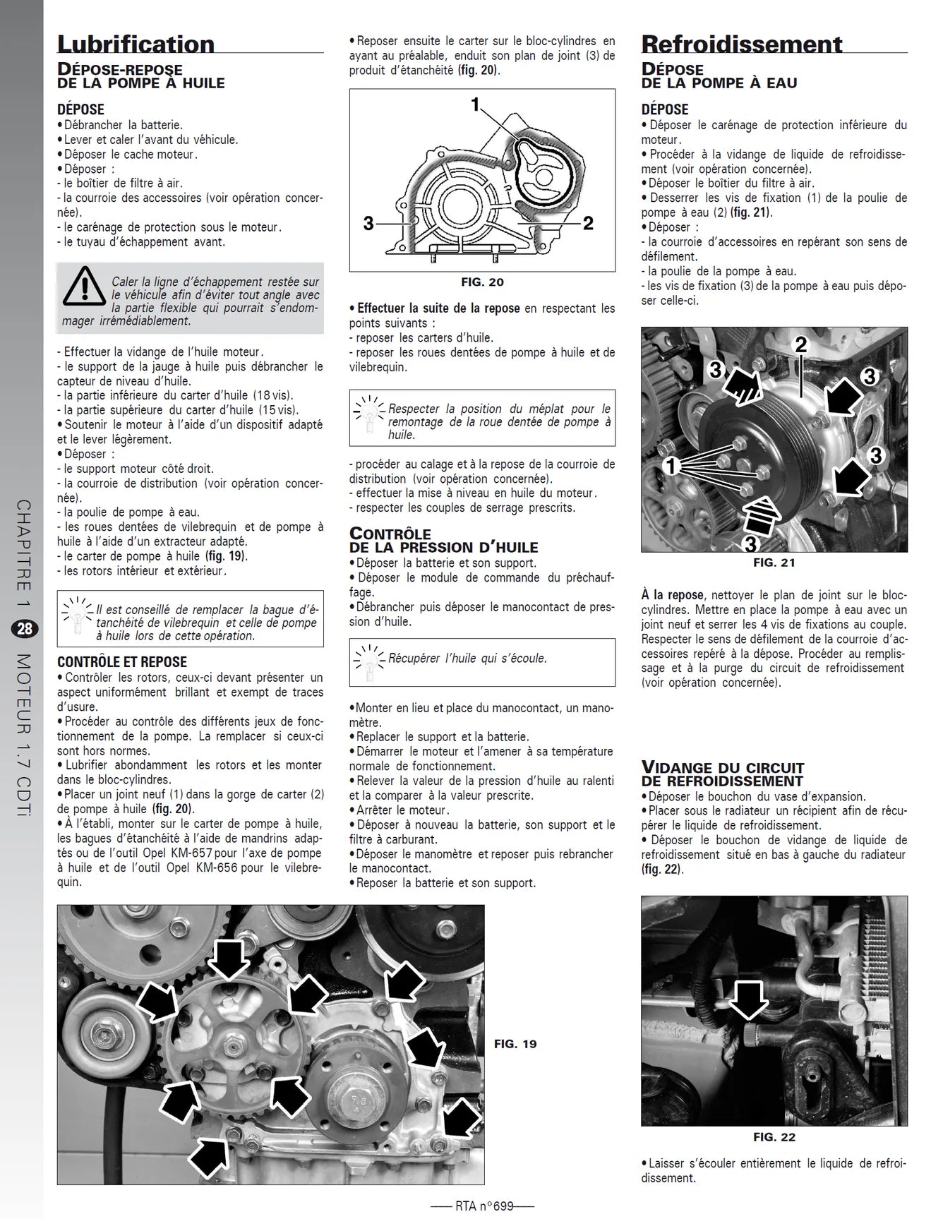 Opel Astra III (H) phase 1 (2004 - 2007) - Revue Technique