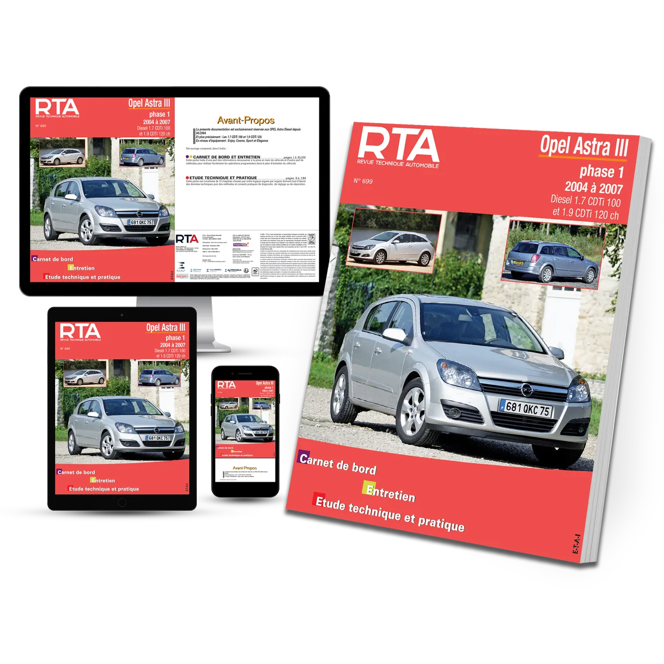Opel Astra III (H) phase 1 (2004 - 2007) - Revue Technique