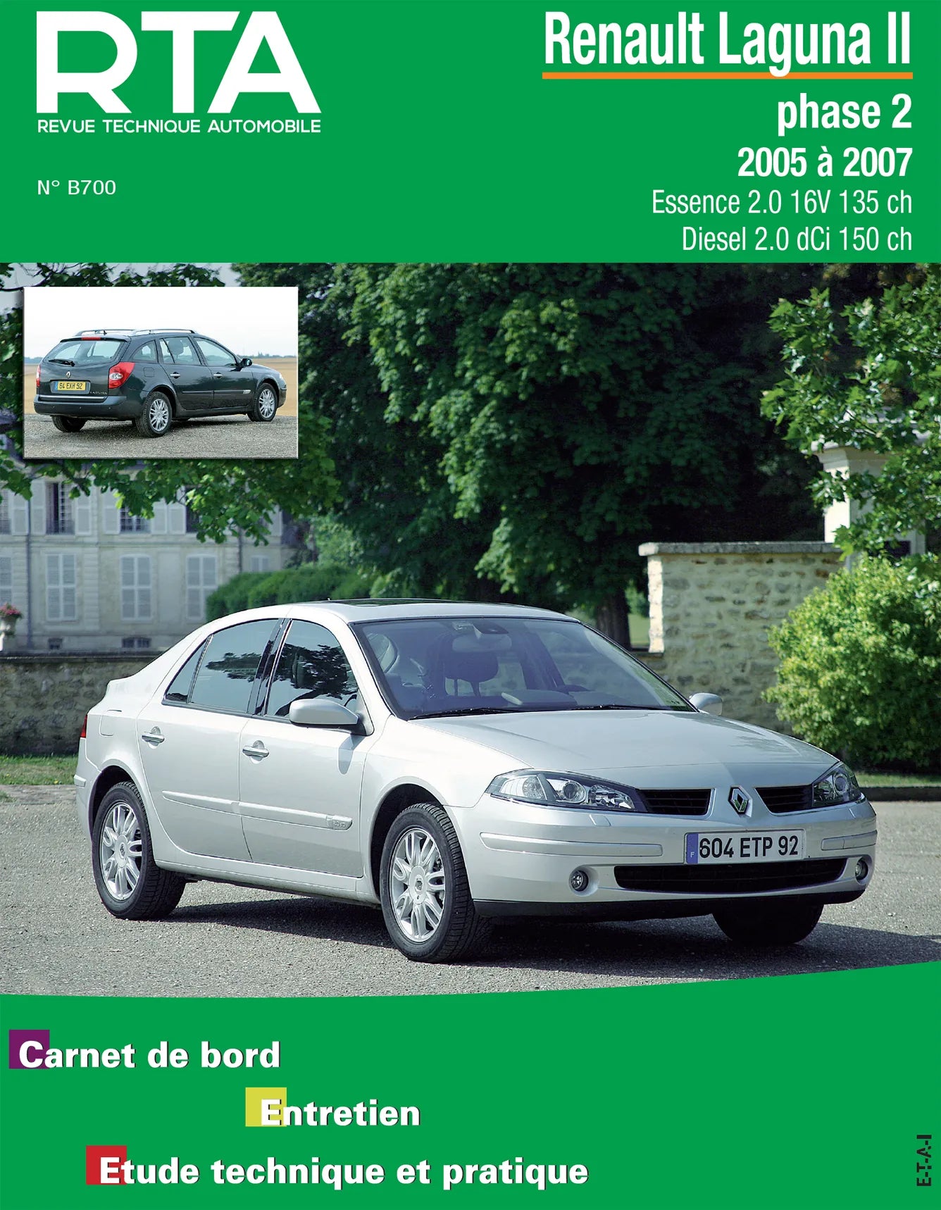 Renault Laguna II phase 2 (2005 - 2007) - Revue Technique