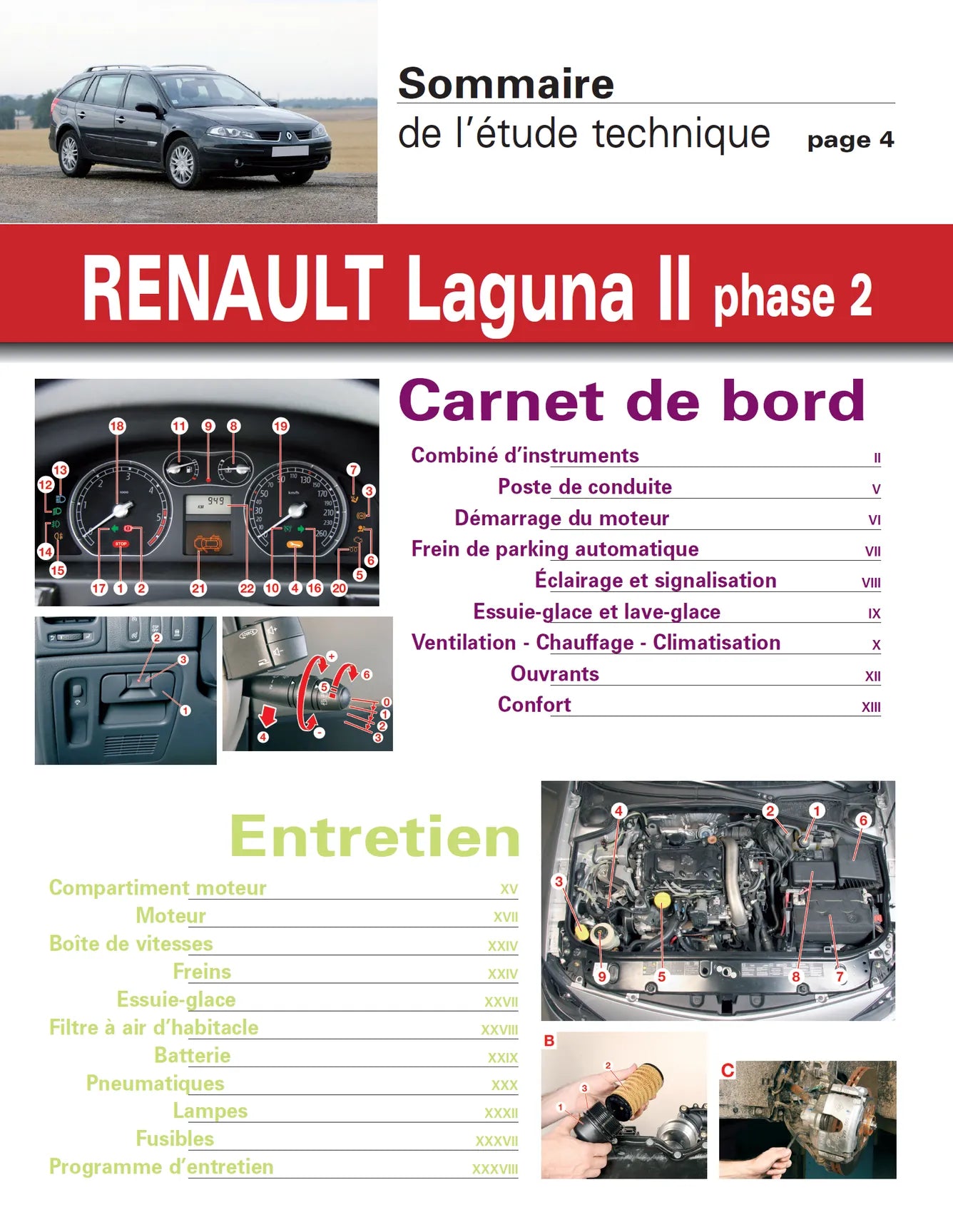 Renault Laguna II phase 2 (2005 - 2007) - Revue Technique
