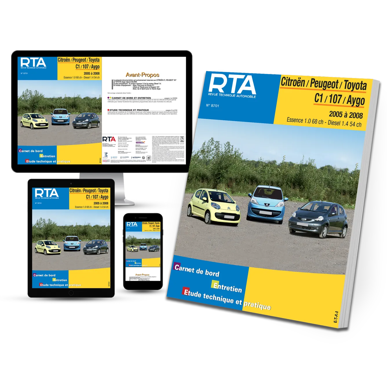 Citroën C1 / Peugeot 107 / Toyota Aygo I phase 1 (2005 - 2008) - Revue Technique