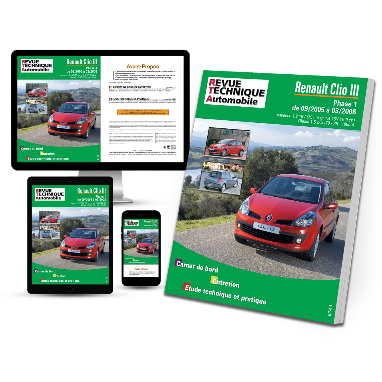 Renault Clio III phase 1 (2005 - 2009) - Revue Technique