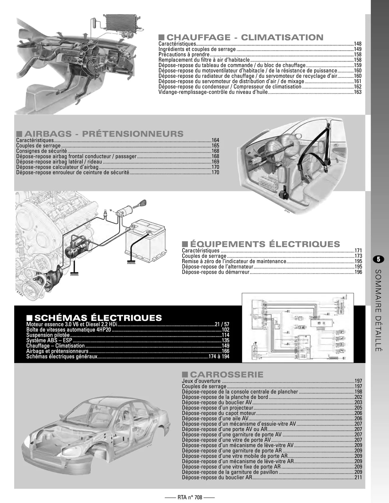 Peugeot 607 phase 1 (1999 - 2004) - Revue Technique