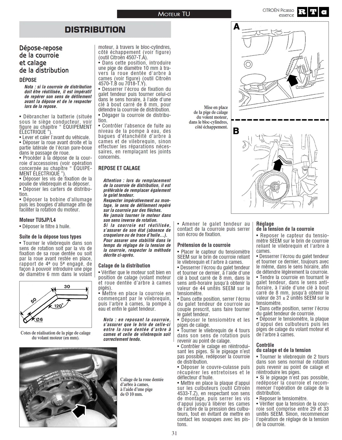 Citroën Xsara Picasso (1999 - 2010) - Revue Technique