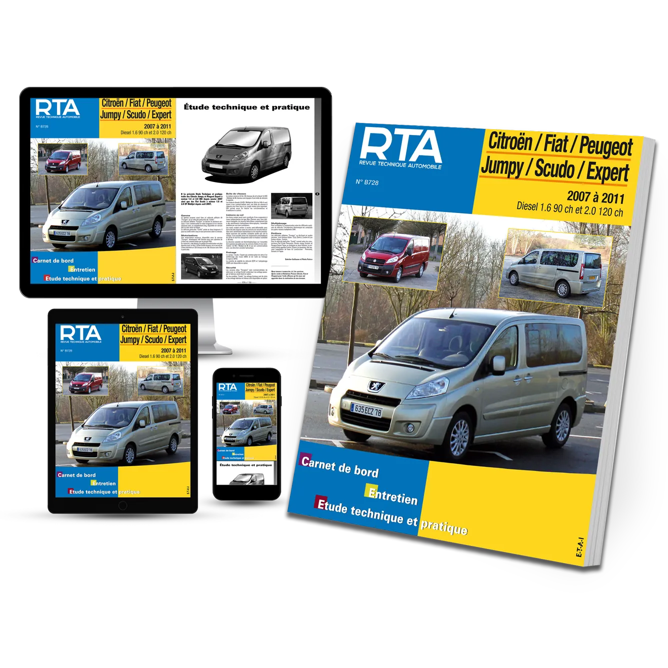 Citroën Jumpy / Fiat Scudo / Peugeot Expert II (2007 - 2011) - Revue Technique