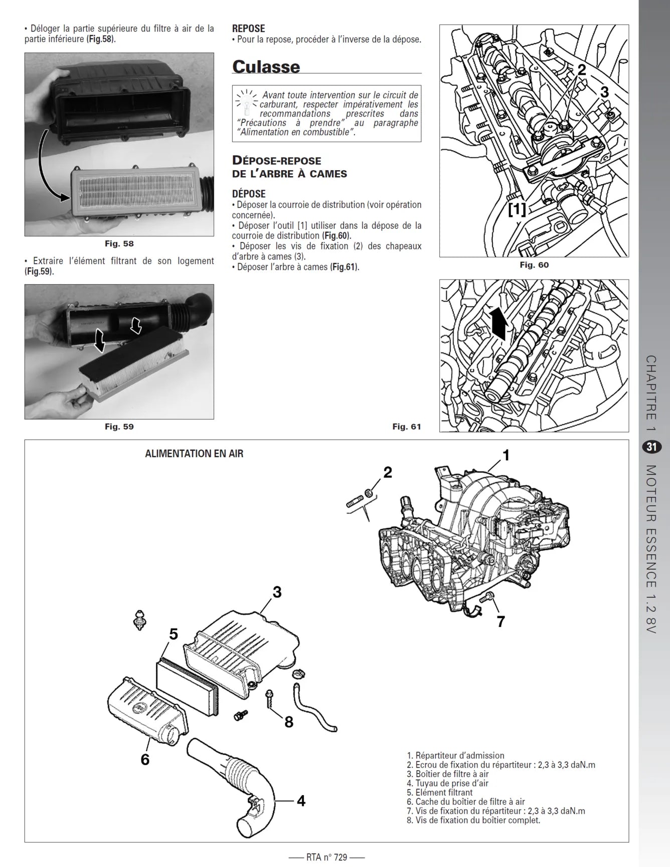 Fiat 500 II phase 1 (2007 - 2015) - Revue Technique
