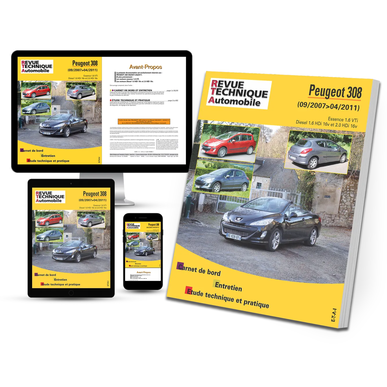 Peugeot 308 I phase 1 (2007 - 2011) - Revue Technique