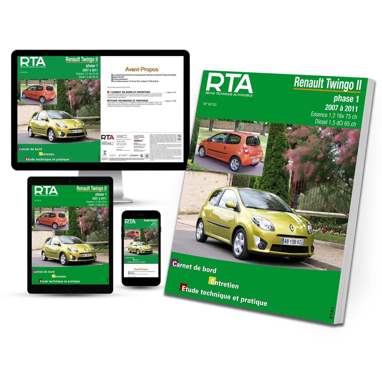 Renault Twingo II phase 1 (2007 - 2011) - Revue Technique