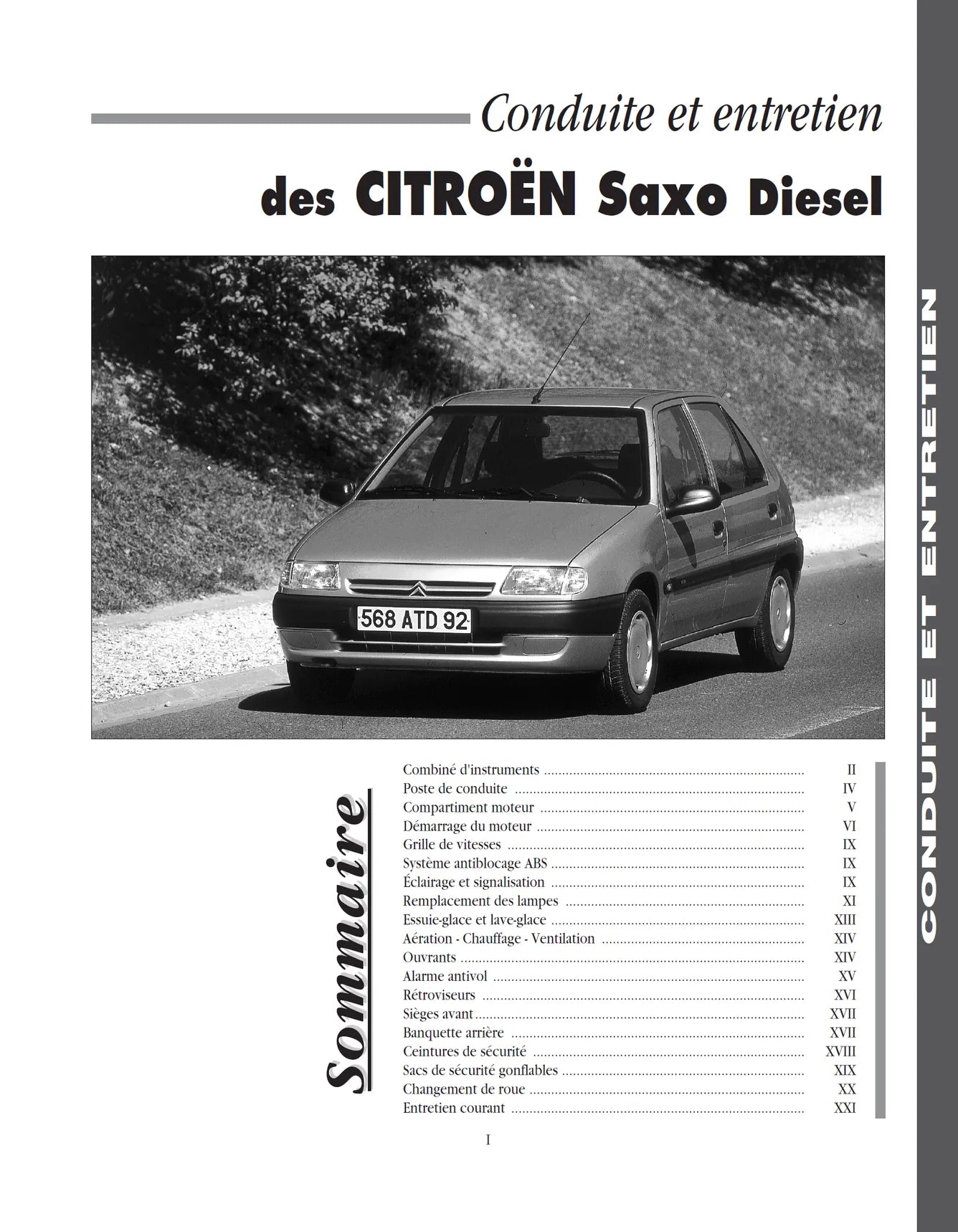 Citroën Saxo (1996 - 2003) - Revue Technique