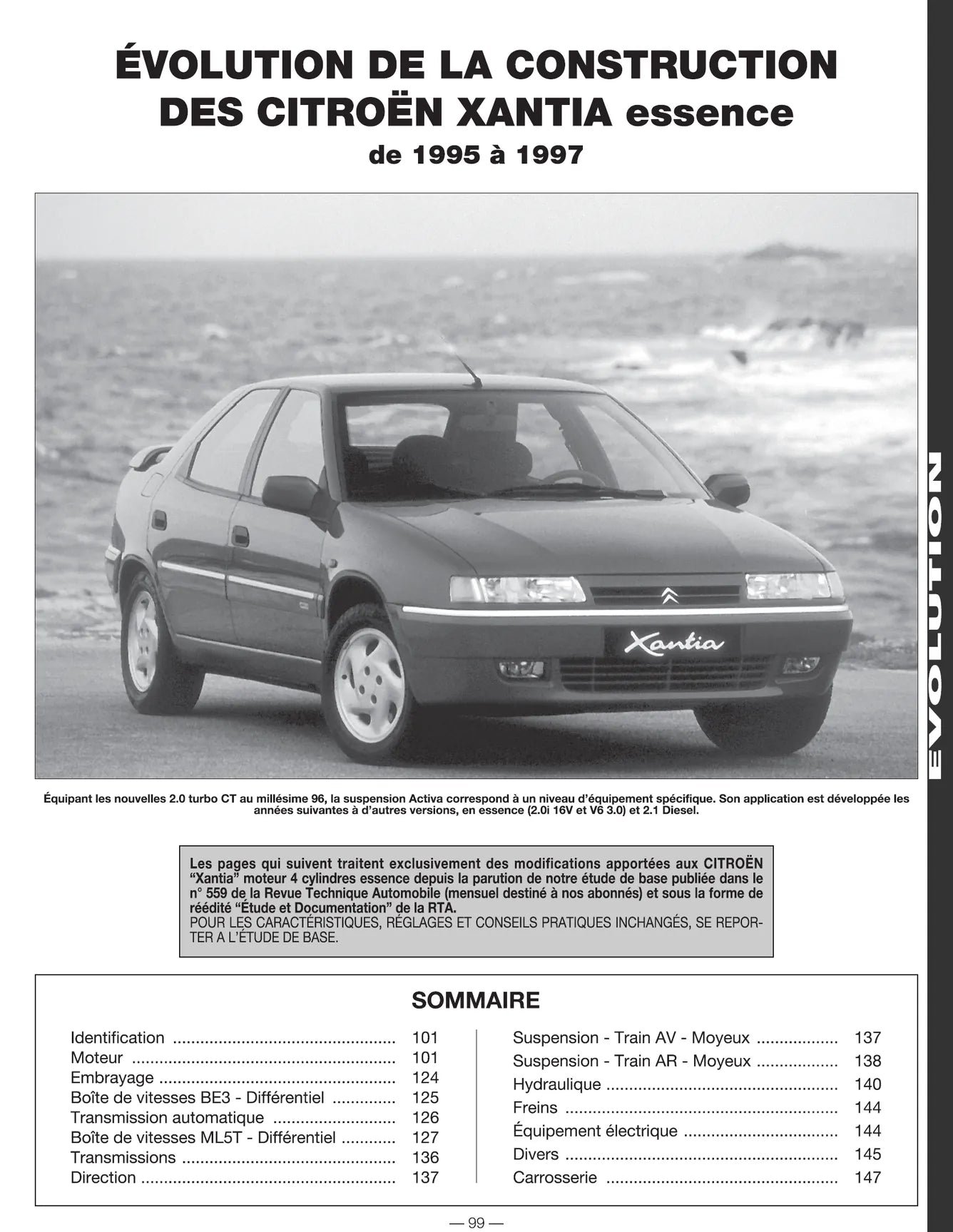 Citroën Xantia (1993 - 2001) - Revue Technique