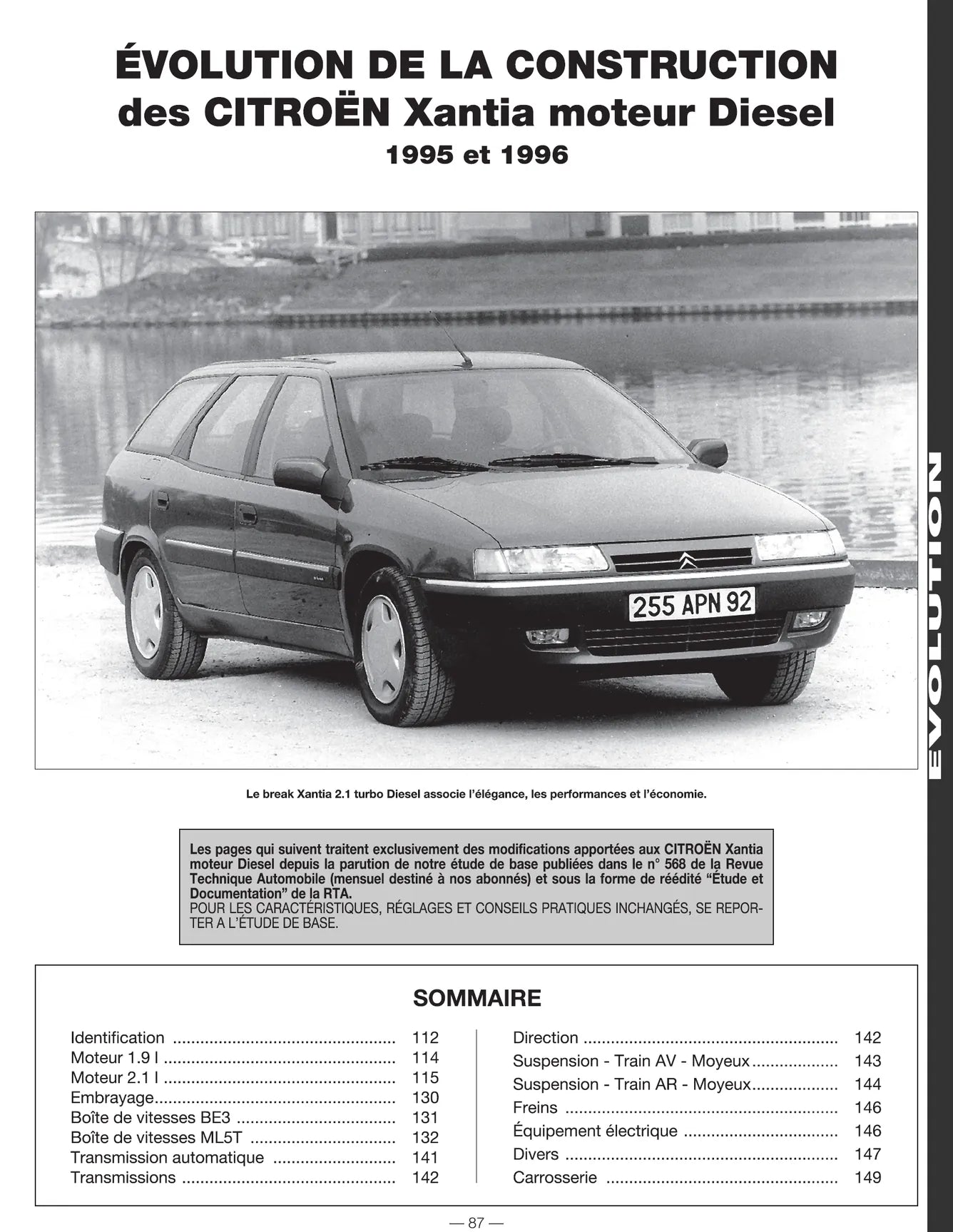 Citroën Xantia (1993 - 2001) - Revue Technique