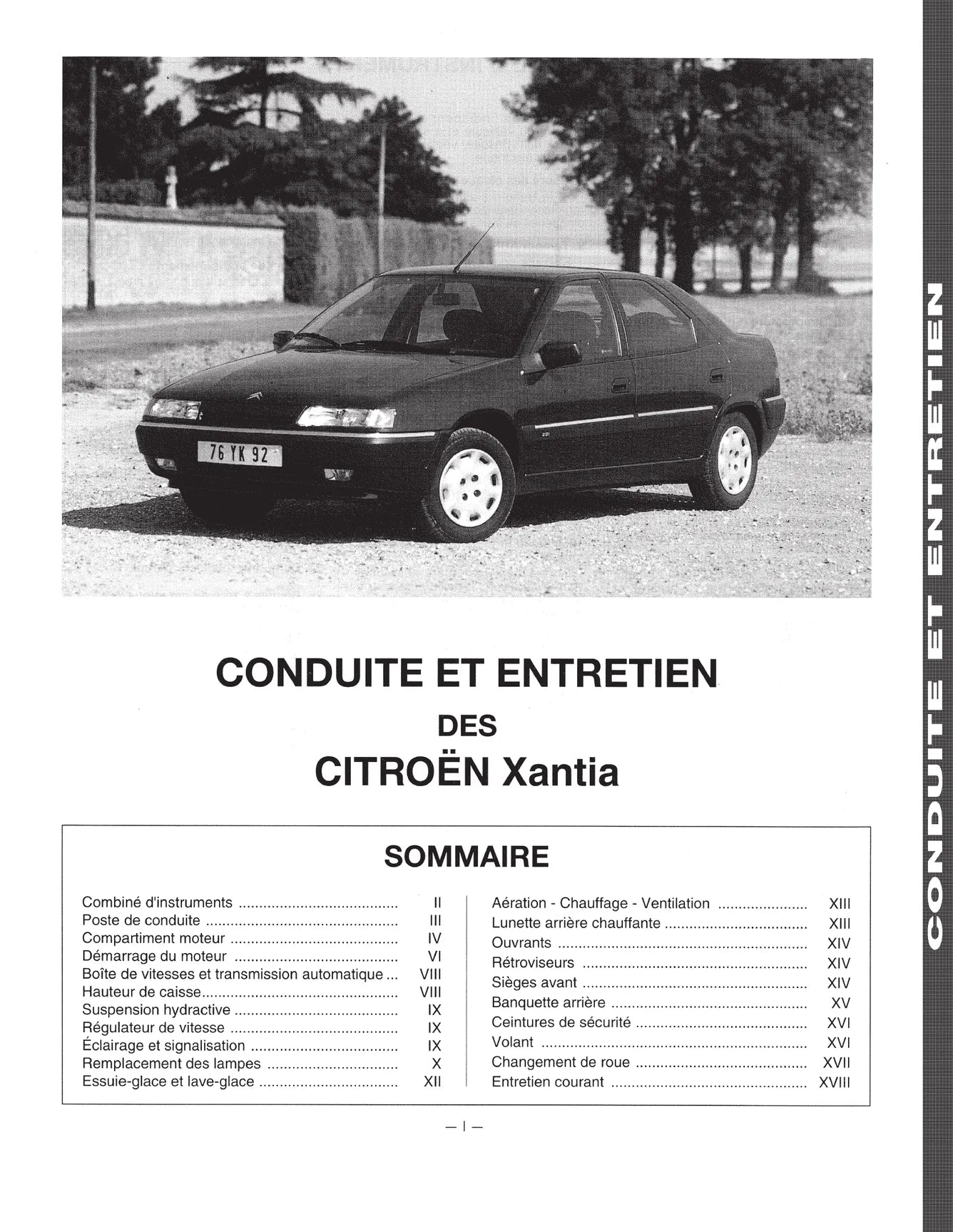 Citroën Xantia (1993 - 2001) - Revue Technique