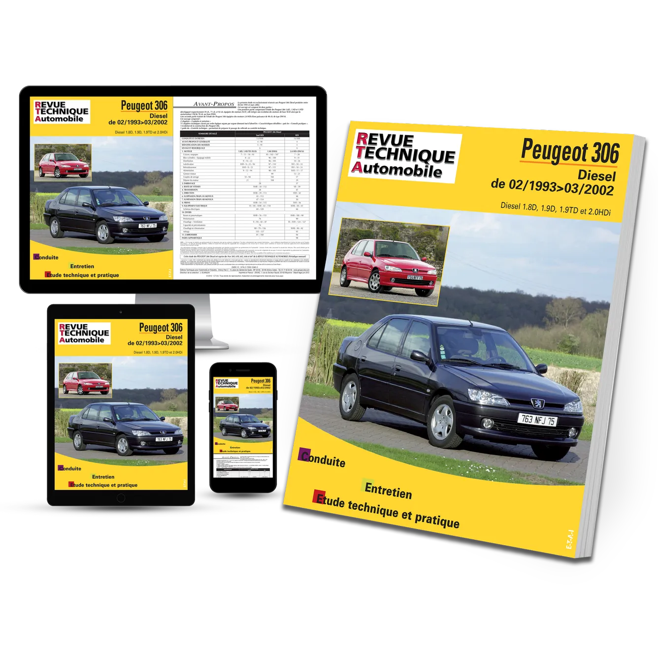 Peugeot 306 (1993 - 2002) diesel - Revue Technique