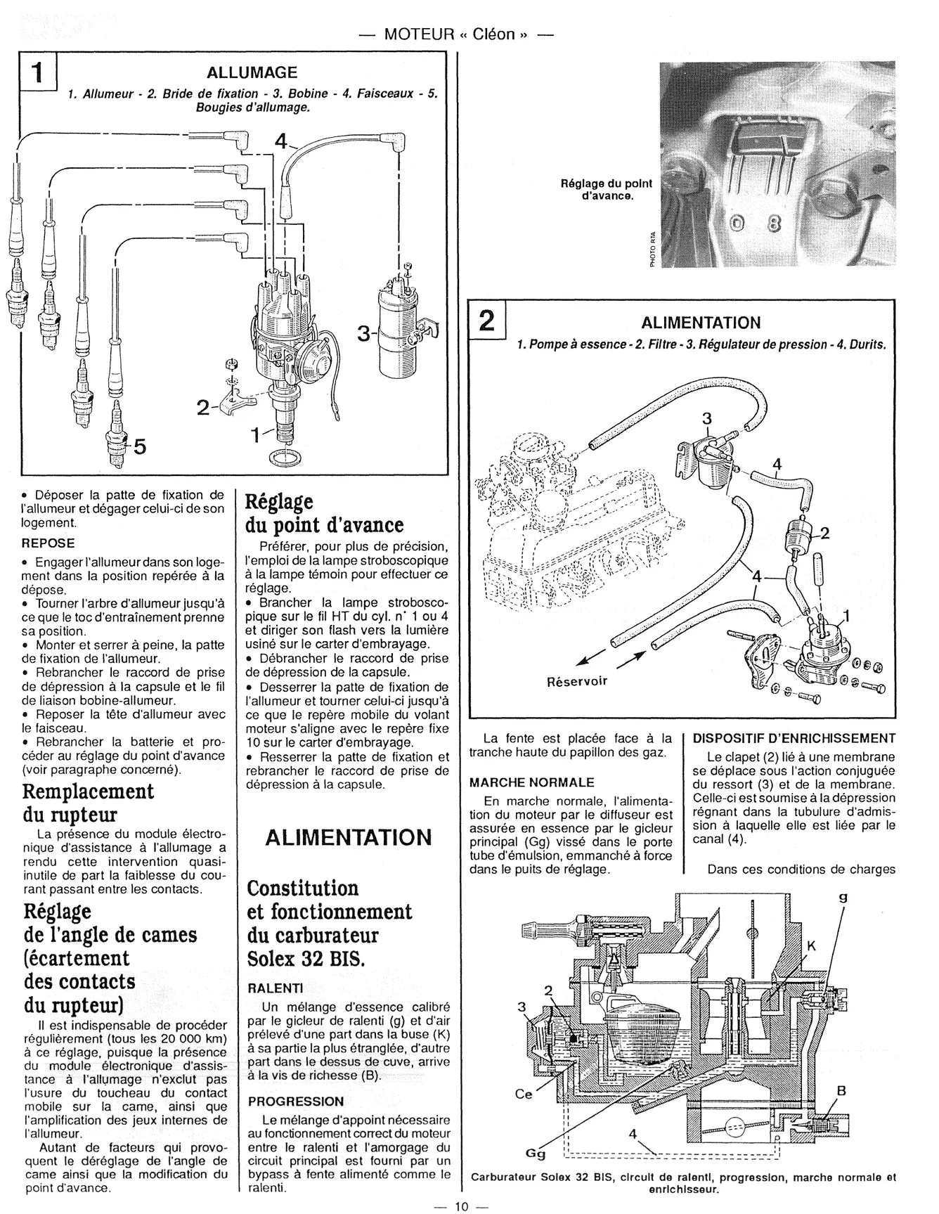 Renault Clio I phases 1 à 3 (1990 - 1998) - Revue Technique
