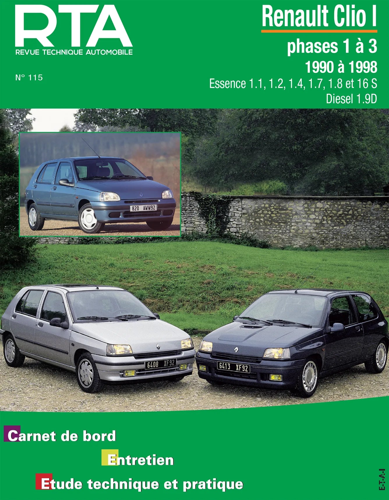 Renault Clio I phases 1 à 3 (1990 - 1998) - Revue Technique