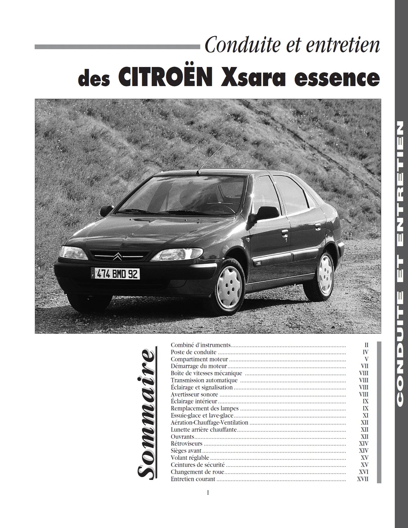 Citroën Xsara phase 1 (1997 - 2000) - Revue Technique